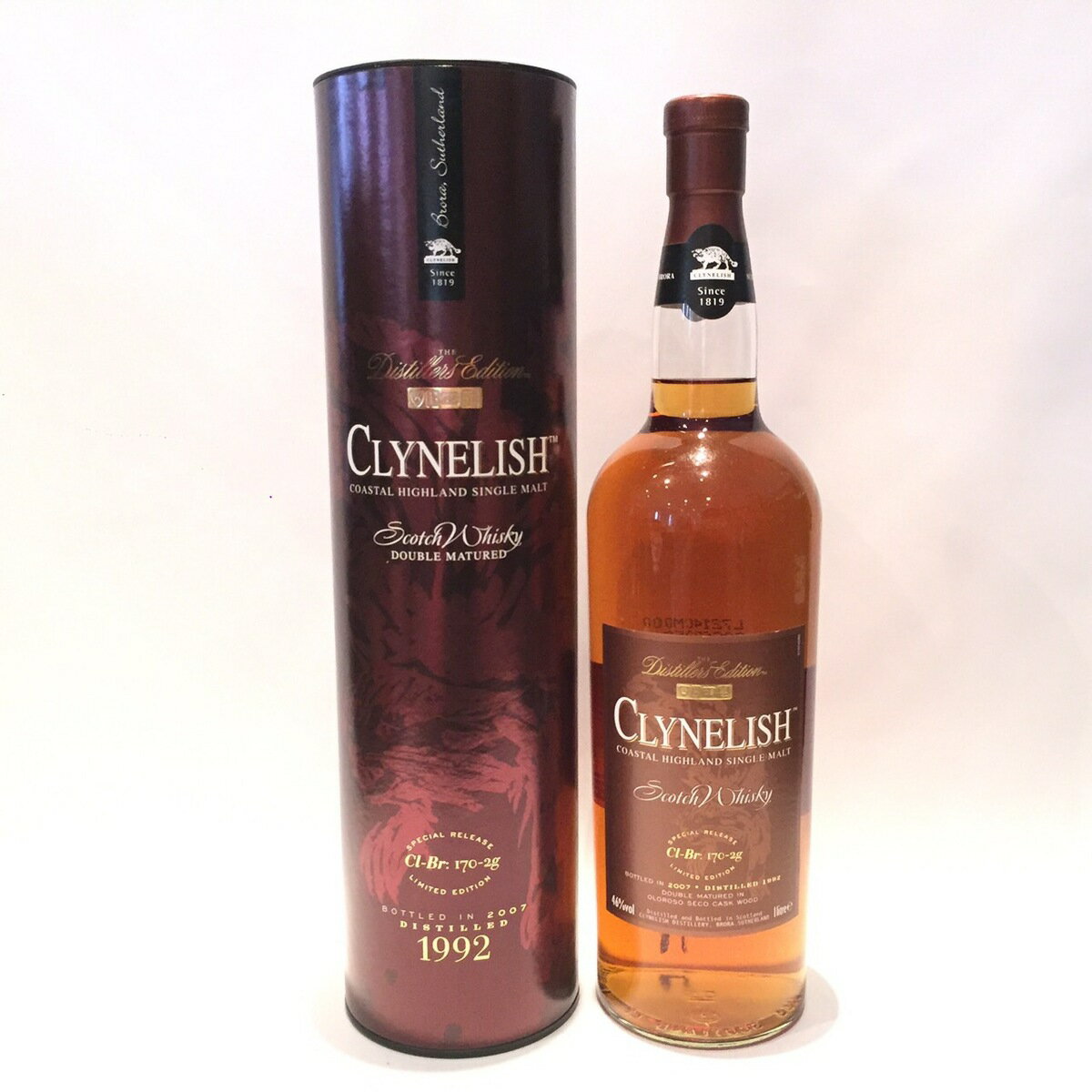 クライヌリッシュ Clynelish Original Bottling Distillers Edition Double Matured 1992 - 2009 46%vol / 1 litre Oloroso Seco Cask Finish