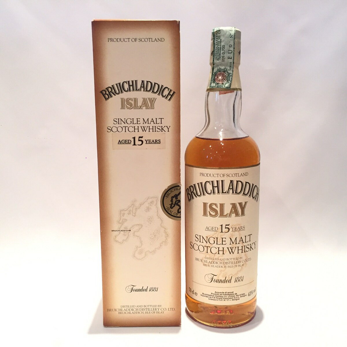 ブルイックラディ ブルイックラディBruichladdichOriginal Bottling15 Years old43% vol / 70cl F.LLi