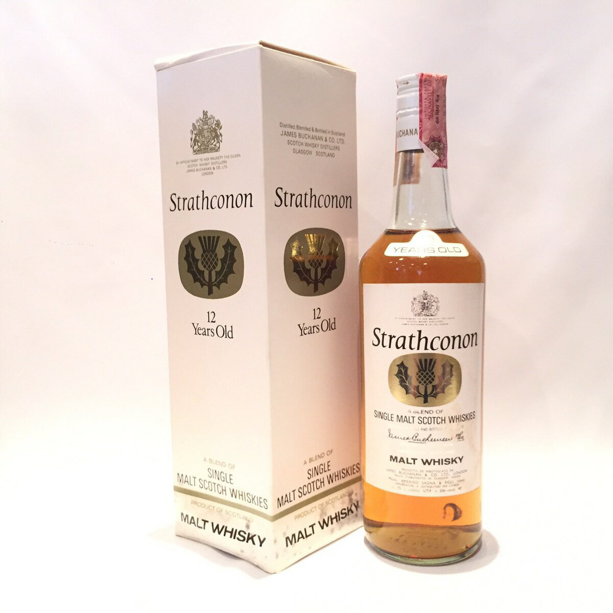 ストラスコノンStrathcononJames Buchanan & Co. Ltd.12 Years oldGRADI 40° / CL. 75