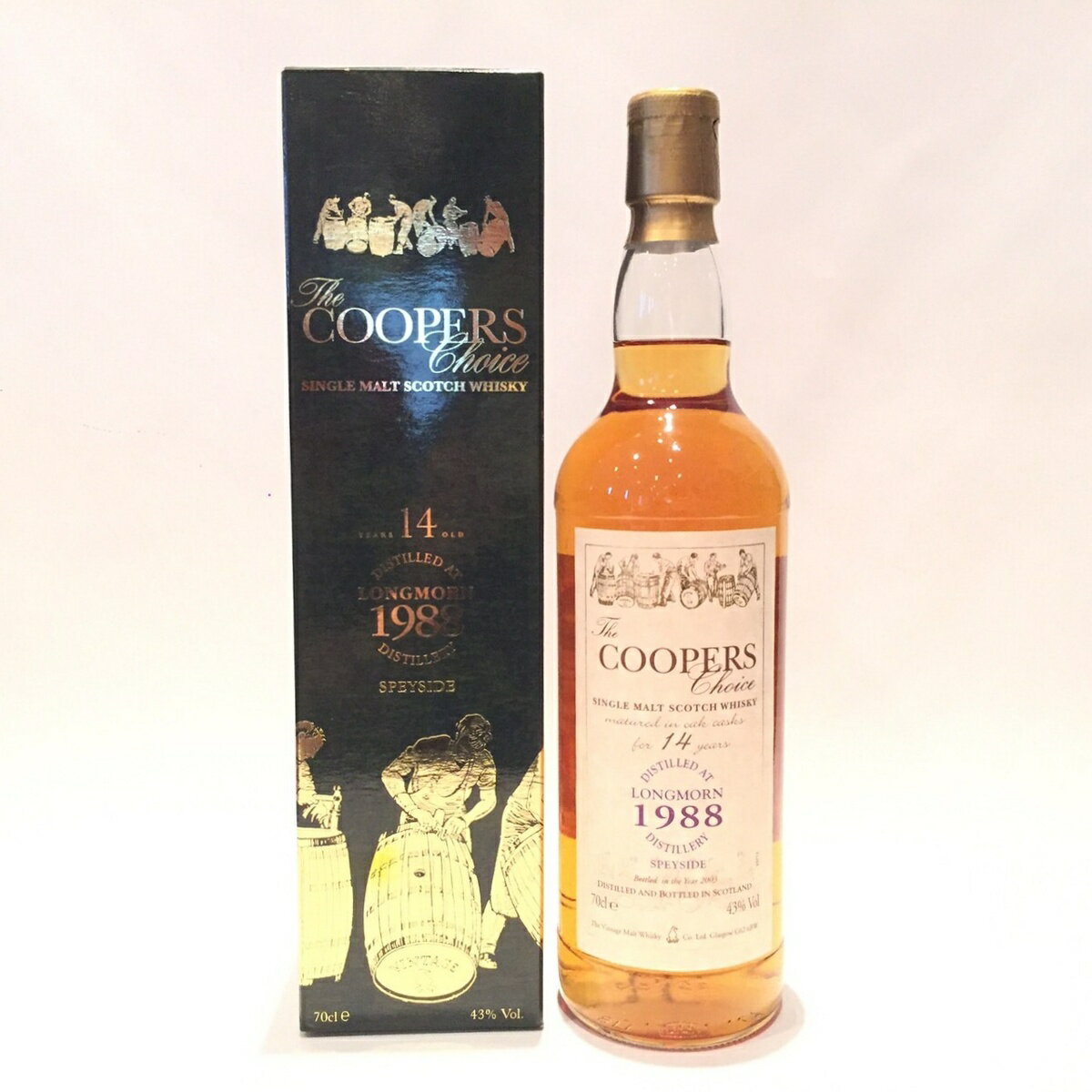 ロングモーンLongmornThe Vintage Malt Whisky Co.The Cooper`s Choice1988 - 200314 Years old43% Vol / 70clOak Cask matured