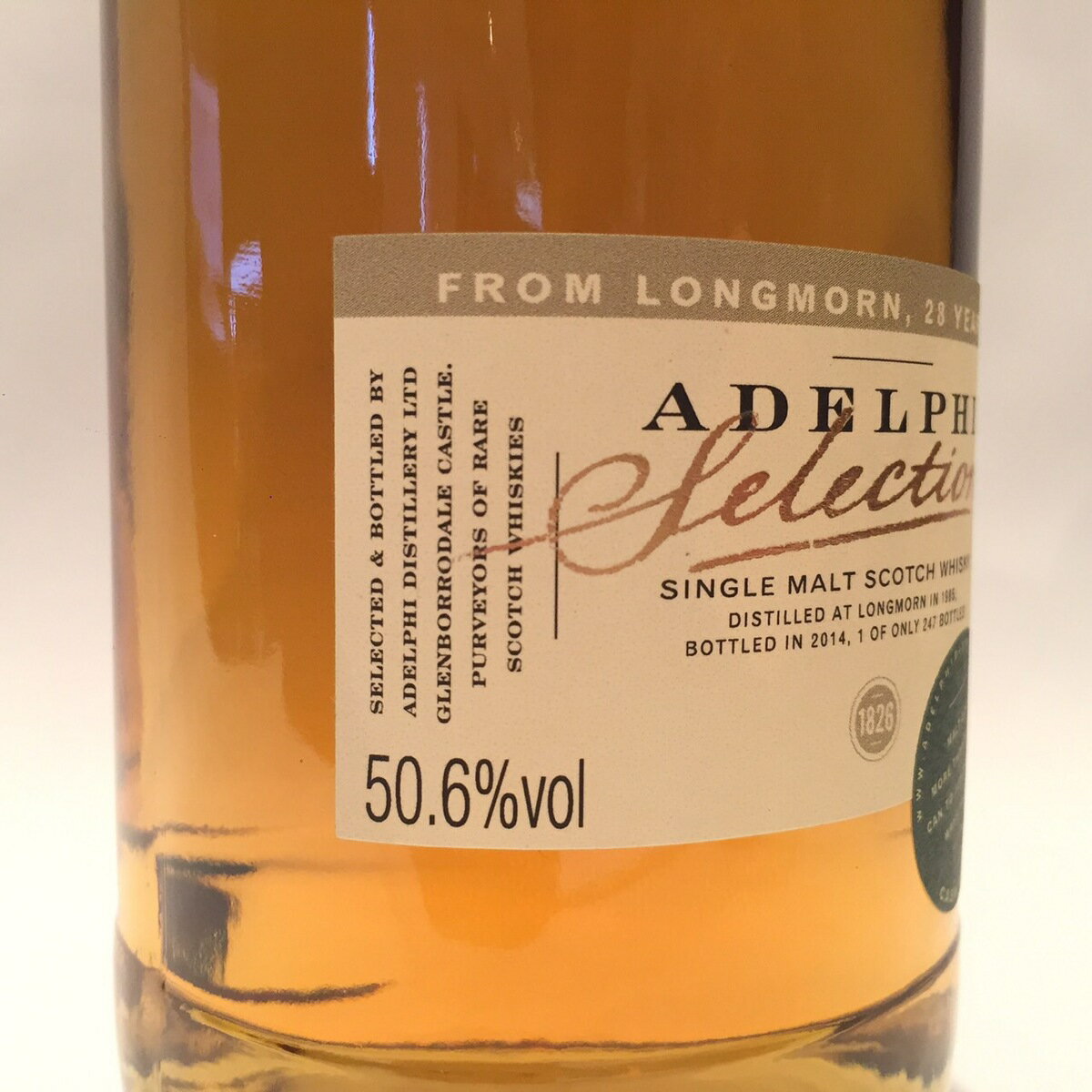 ロングモーンLongmornAdelphi Distillery LimitedSelection1985 - 201428 Years old50.6%vol / 70clCask 9907One of 247