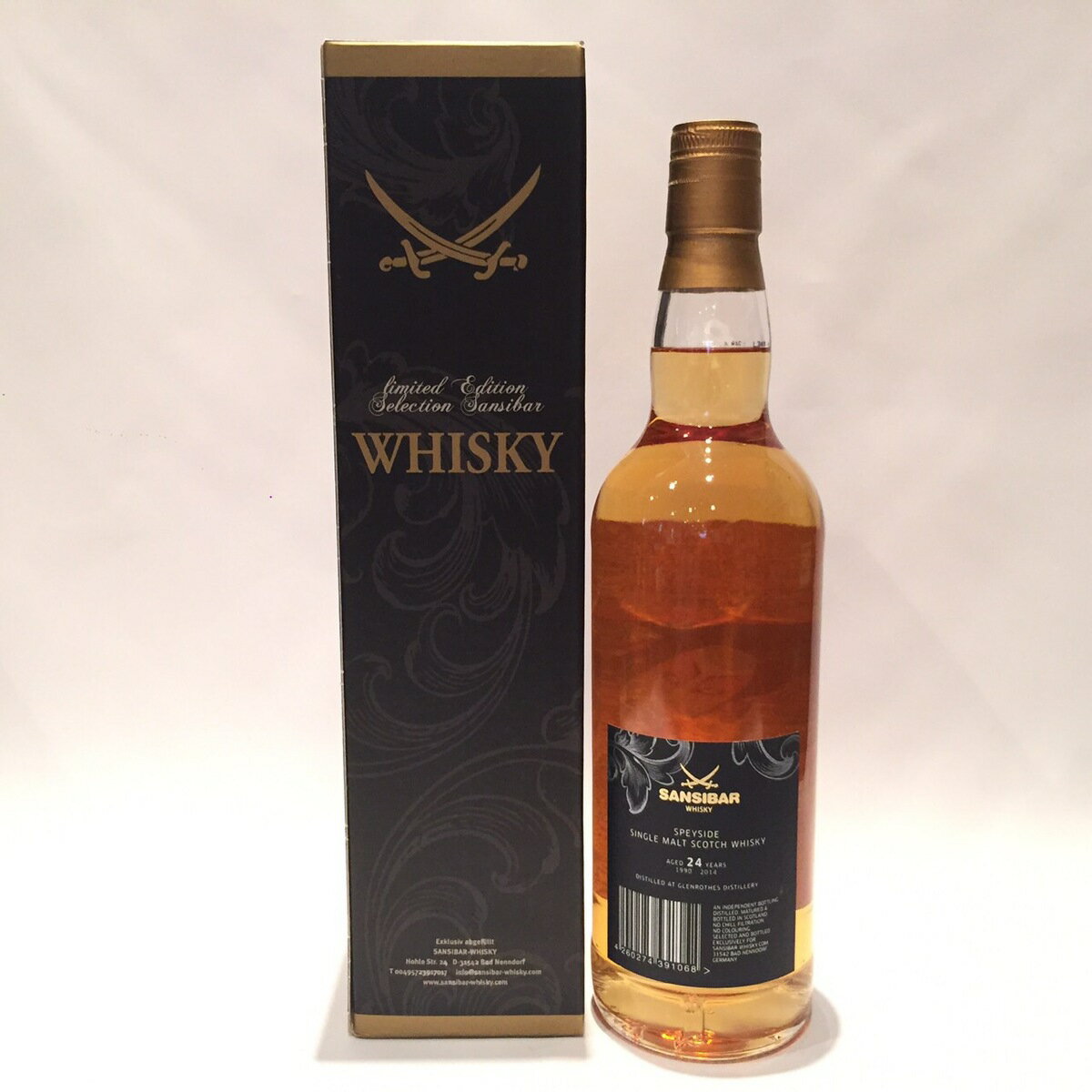 グレンロセスGlenrothesSansibar-Whisky.comSpirits Shop' Selection1990 - 201424 Years old48.0% alc/vol / 700mlBourbon Cask maturedOne of 167