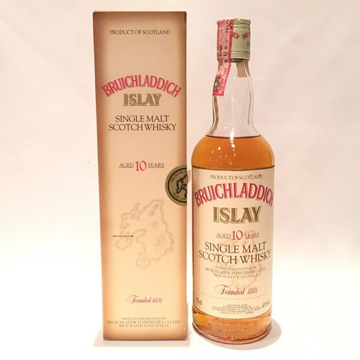 ֥륤åǥBruichladdichOriginal Bottling10 Years old43% vol / 75 clF.LLi Rinaldi