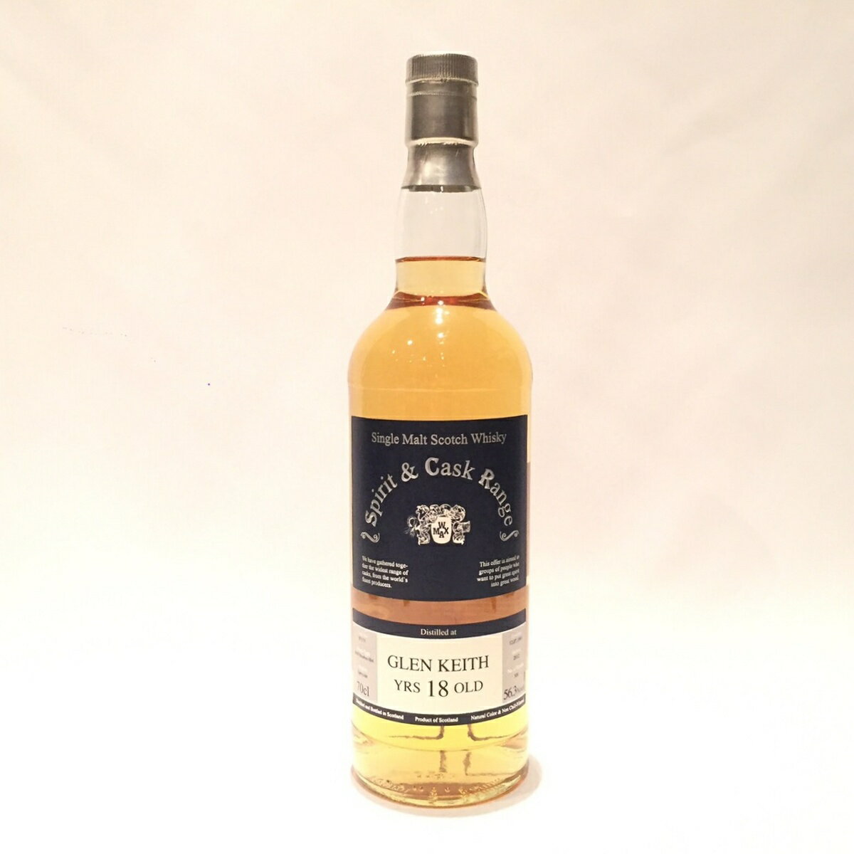 GLEN KEITH グレン キース　Glen KeithWMAXSpirit & Cask Range1993 - 201218 Years old56.3%v