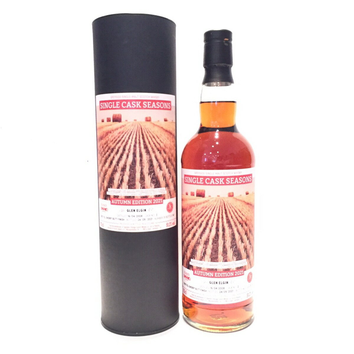 OGMGlen ElginSignatory Vintage Ltd.Single Cask Seasons2008 - 202151.2% vol. / 70clFirst Fill Sherry ButtAutumn Edition 2021selected by Kirsch Import