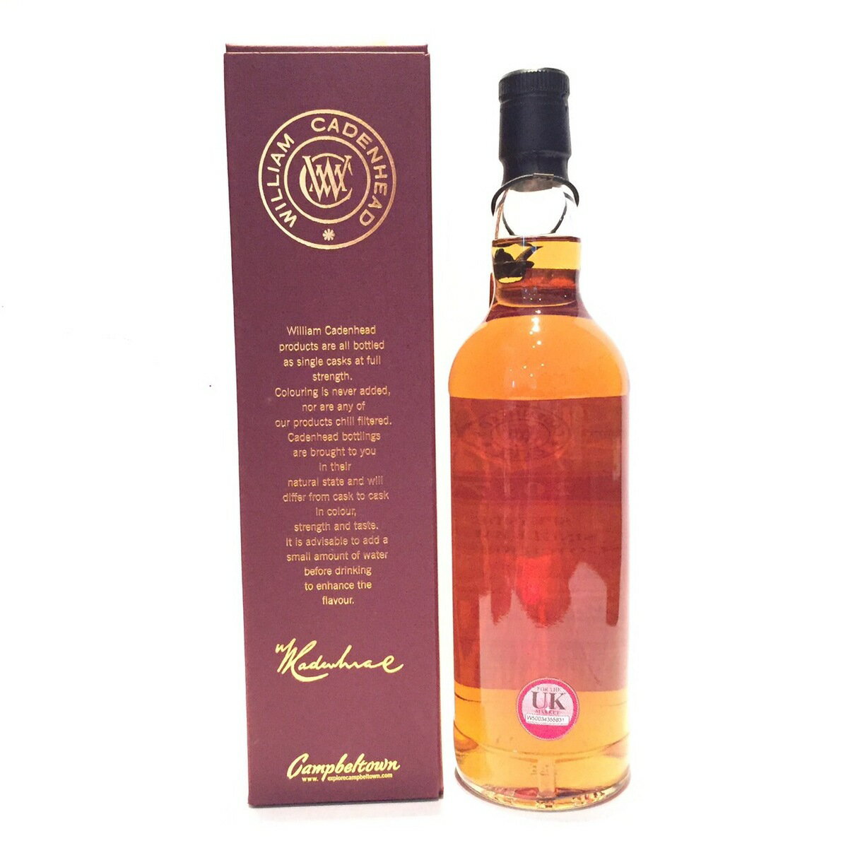グレンロセスGlenrothesWm. CadenheadCadenhead`s Club1996 - 201721 years54.7%vol / 70clOak Cask