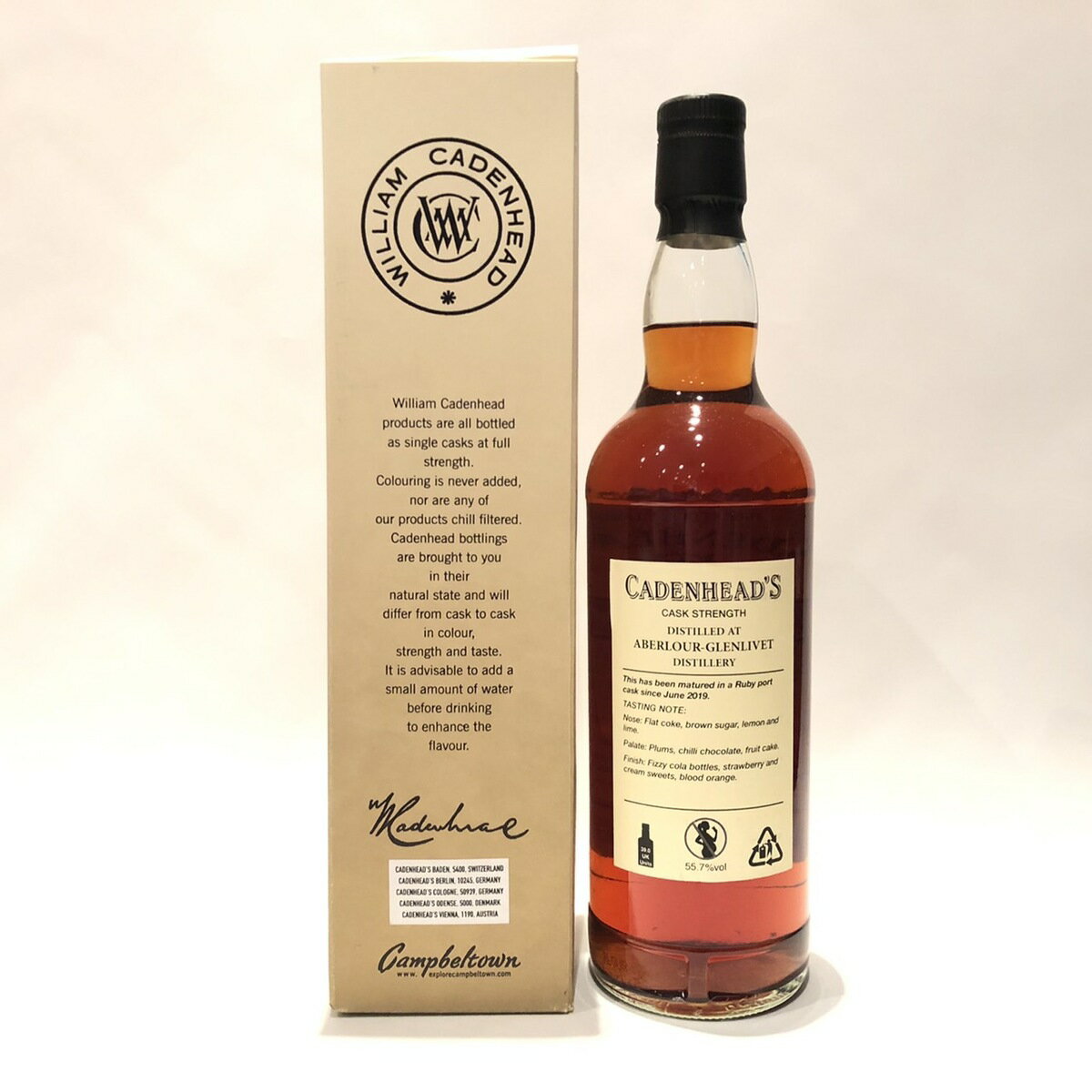 アベラワーAberlourWm. CadenheadWood Range2011-202110 years old55.7%vol / 700 mlMatured in Ruby Port Cask