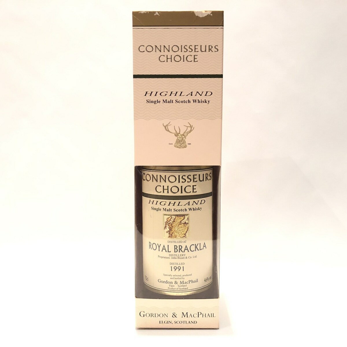 ブラックラBracklaGordon & MacPhailConnoisseurs Choice1991 - 200646% vol / 700 mlMatured in Refill Sherry Cask