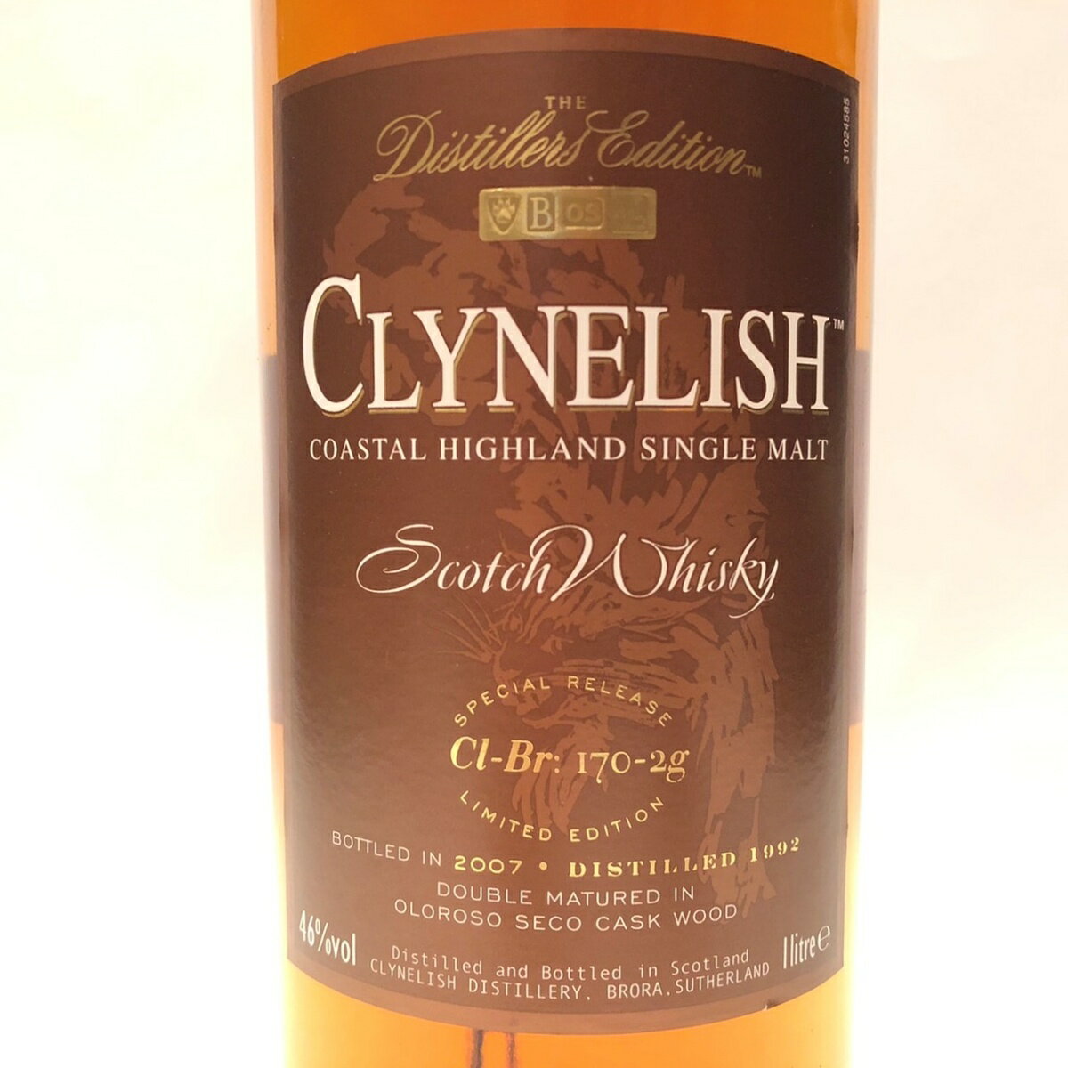 クライヌリッシュ Clynelish Original Bottling Distillers Edition 1992 - 2007 46%vol / 1000 ml Finished in Oloroso Seco Cask Double Matured