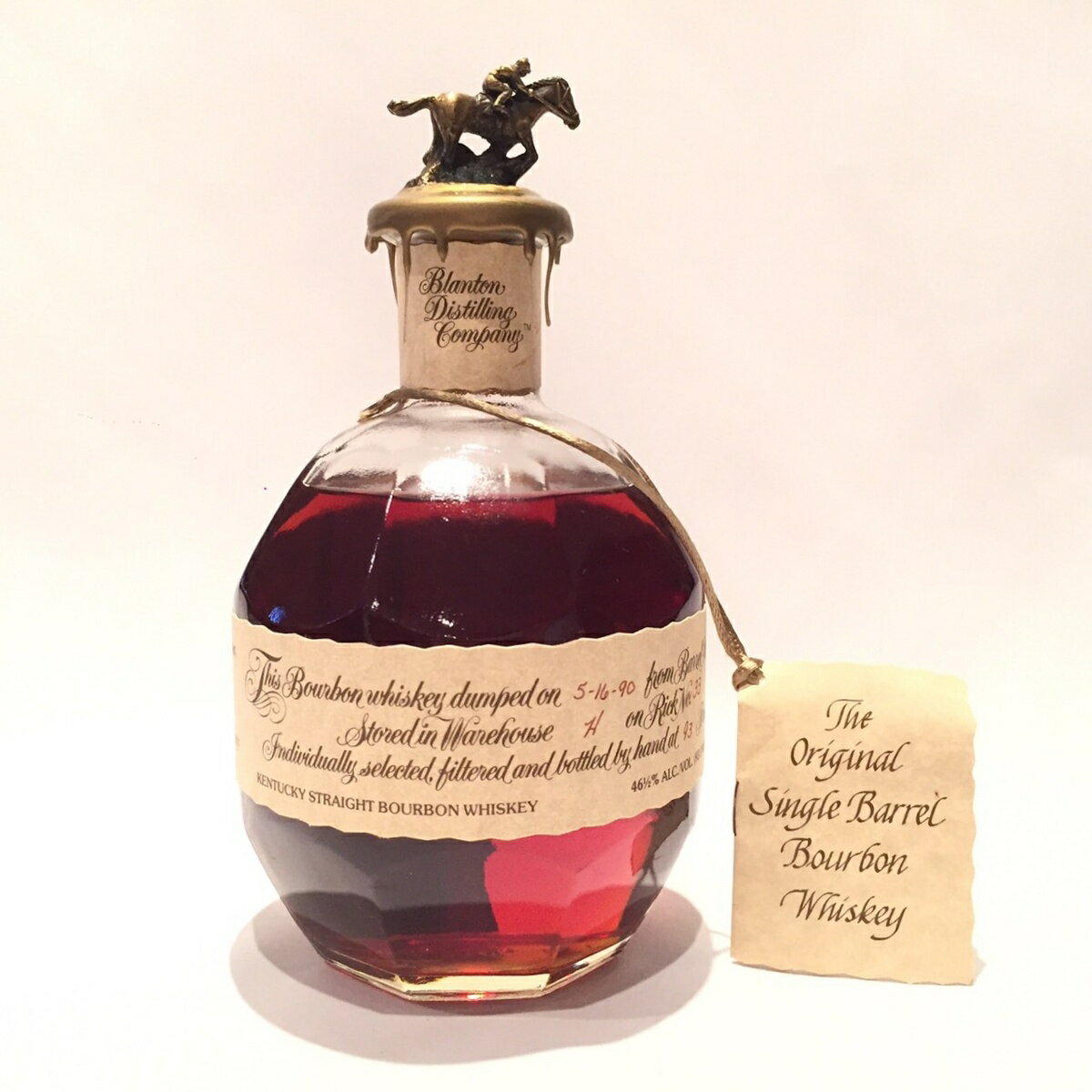 ブラントンシングルバレルバーボンblanton’sSingle Barrel Bourbon199046 1/2 ALC./VOL.(93 PROOF) / 750 ml