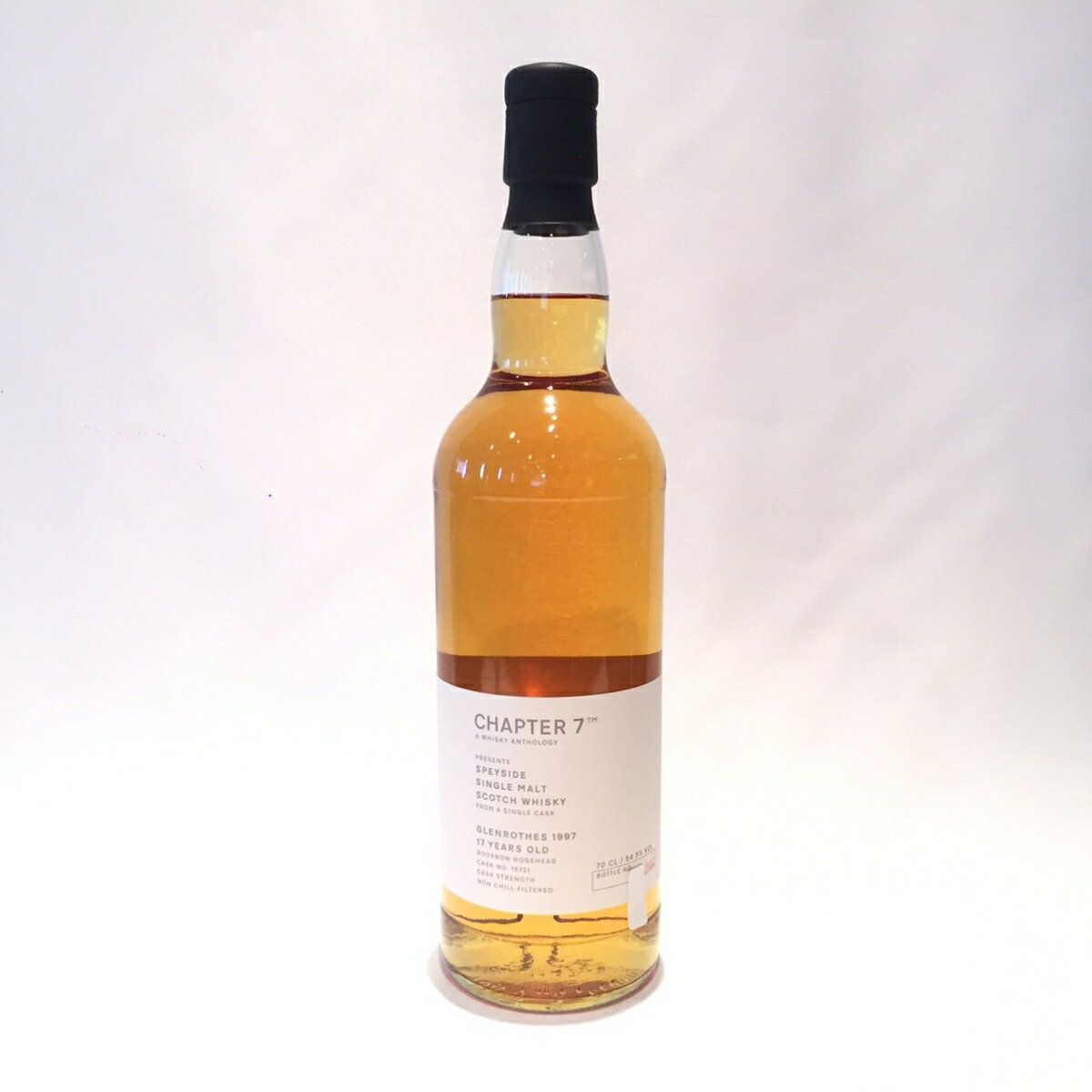 グレンロセスGlenrothes Chapter 7 1997 17 years old54.5% VOL / 70CL cask no. 15721 Matured in Bourbon Hogshead