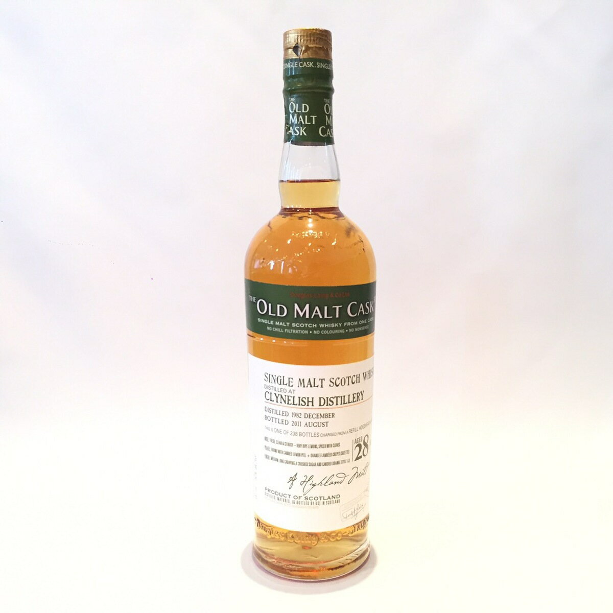 クライヌリッシュ Clynelish Old Malt Cask 1982 - 2011 28 years 50%alc/vol / 700ml