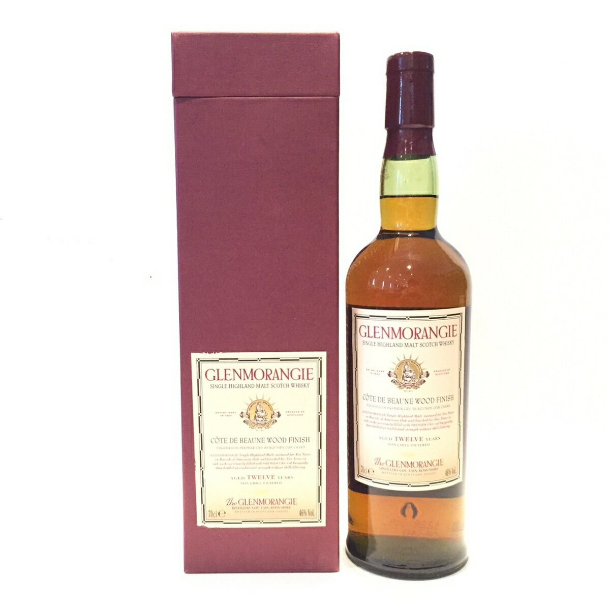 グレンモーレンジ Glenmorangie Original Bottling COTE DE BEAUNE WOOD FINISH 12 Years Old 46度 / 700ml