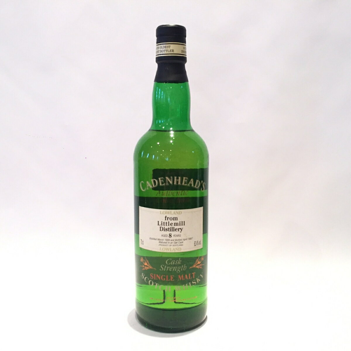 リトルミルLittlemill Cadenhead's 1989 - 1997 8 Years Old 62.4%vol. / 70clCask Strength