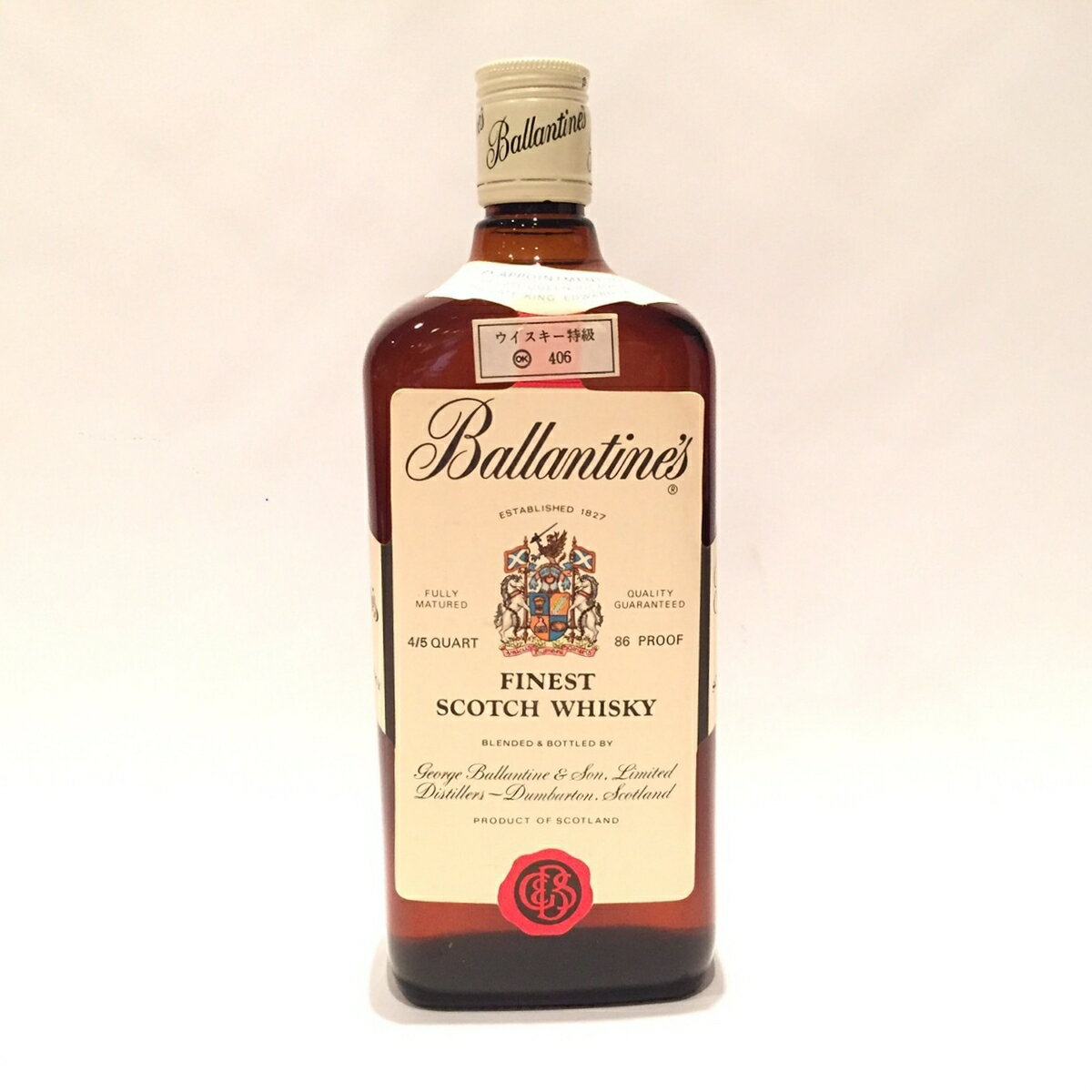 特級 バランタイン Ballantine's 86Proof / 4/5QUART