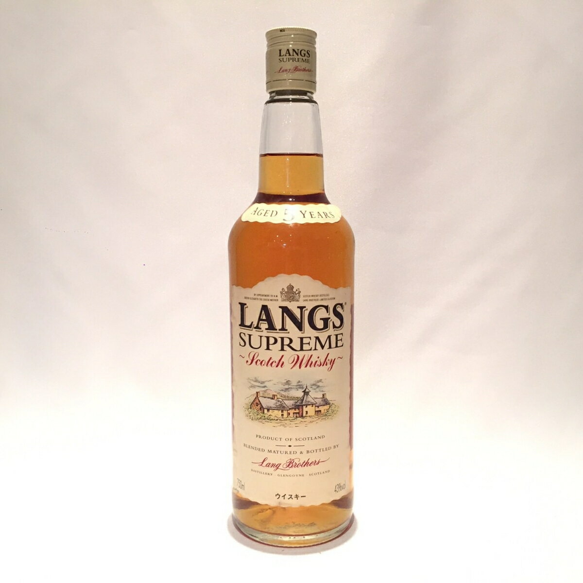 ラングス シュプリームLangs Supreme Aged 5 Years43度 / 750ml