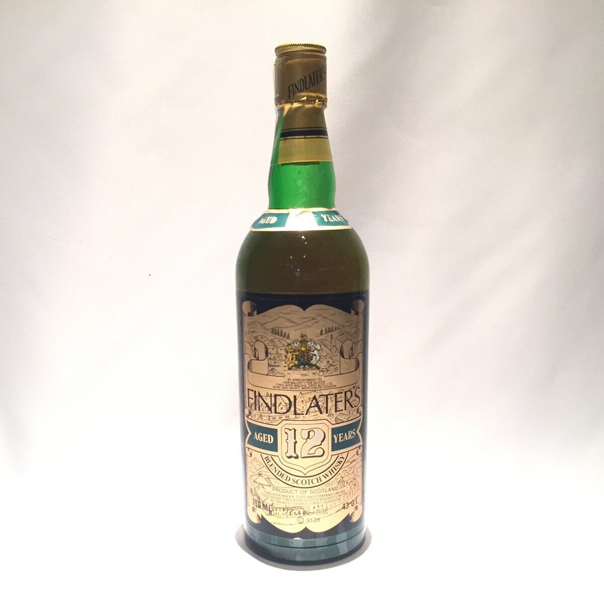 特級 フィンドレイター Findlater's Aged 12 Years 43G.L. / 750ml