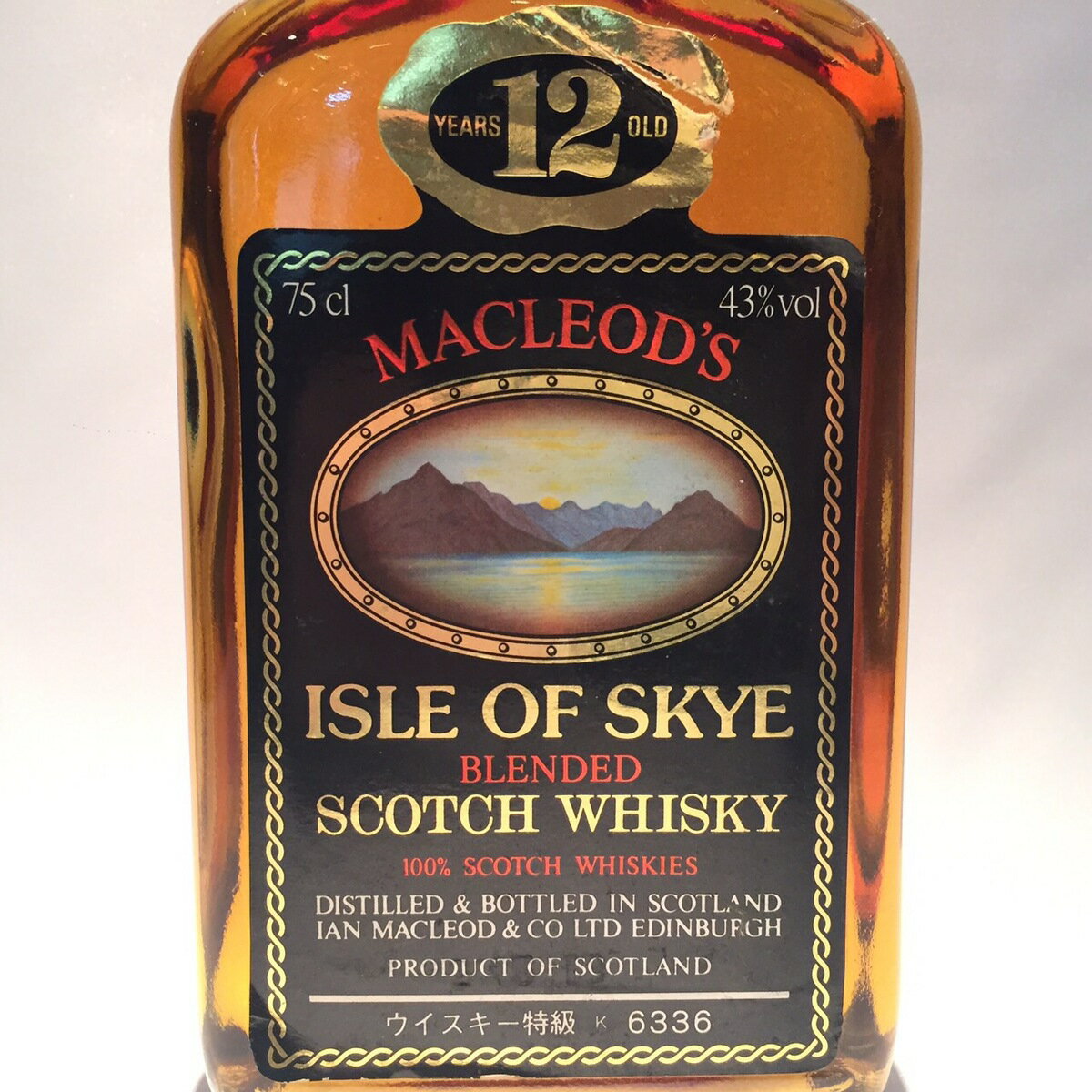 特級 アイルオブスカイIsle of SkyeMaleod's43度 / 750ml