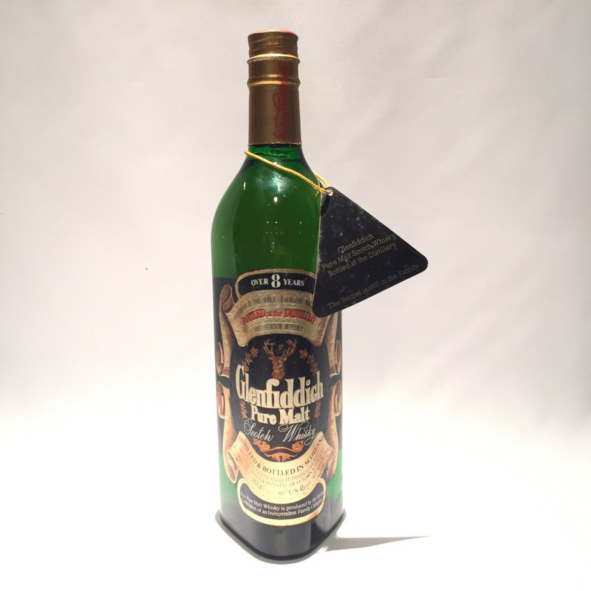 グレンフィディックGlenfiddich Pure Malt Over 8 Years86PROOF / 26 2/3 Fl.ozs