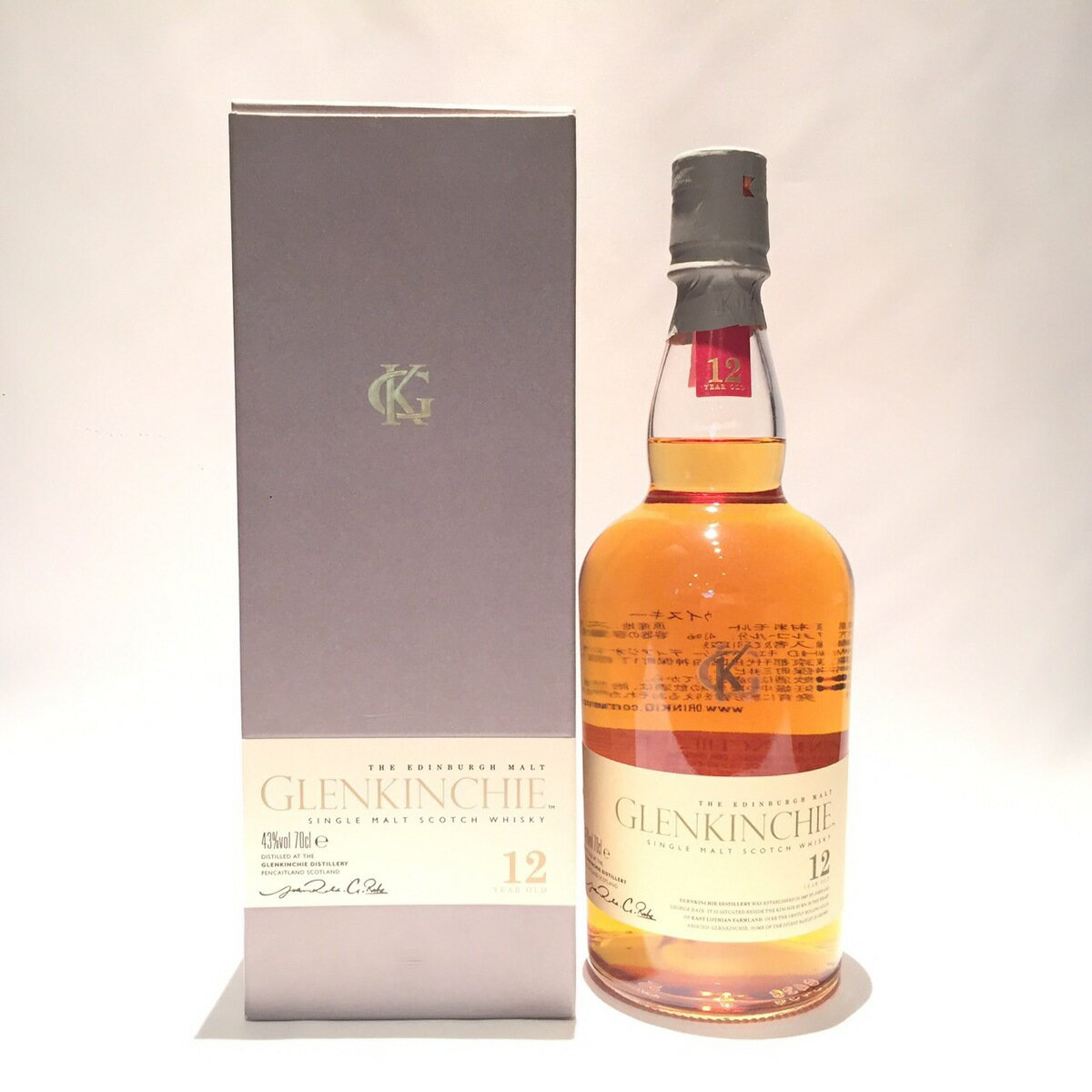 グレンキンチー Glenkinchie Original Bottling 12 years old 43%vol / 70cl