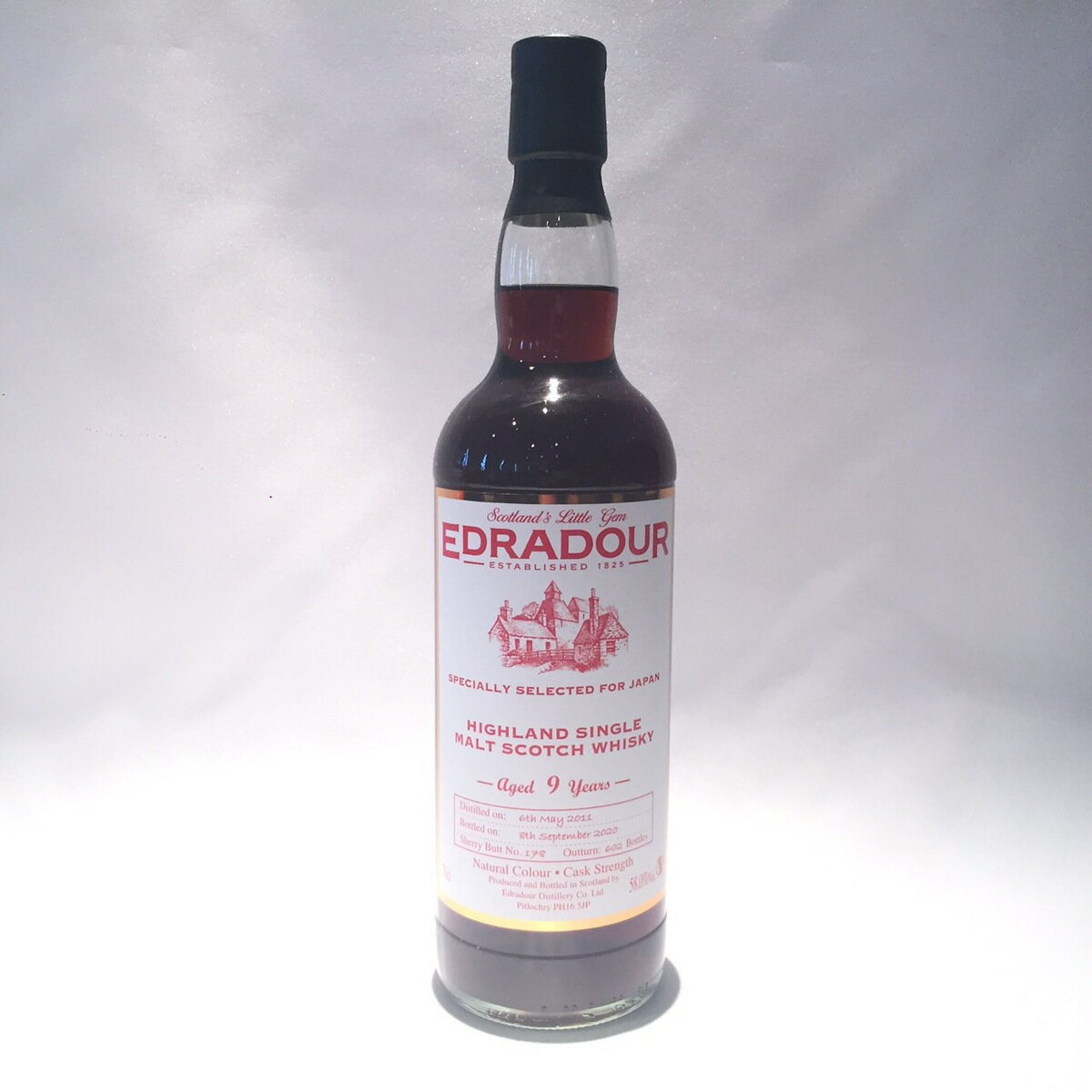 エドラダワー Edradour Original Bottling 2011 Aged 9 Years 58% vol / 700ml