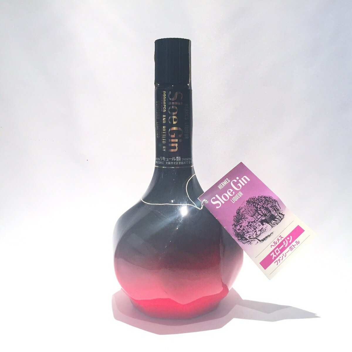 ヘルメススロージン リキュールファンシーボトルHERMESSloe Gin LIQUEURFancy Bottle25％ / 720ml