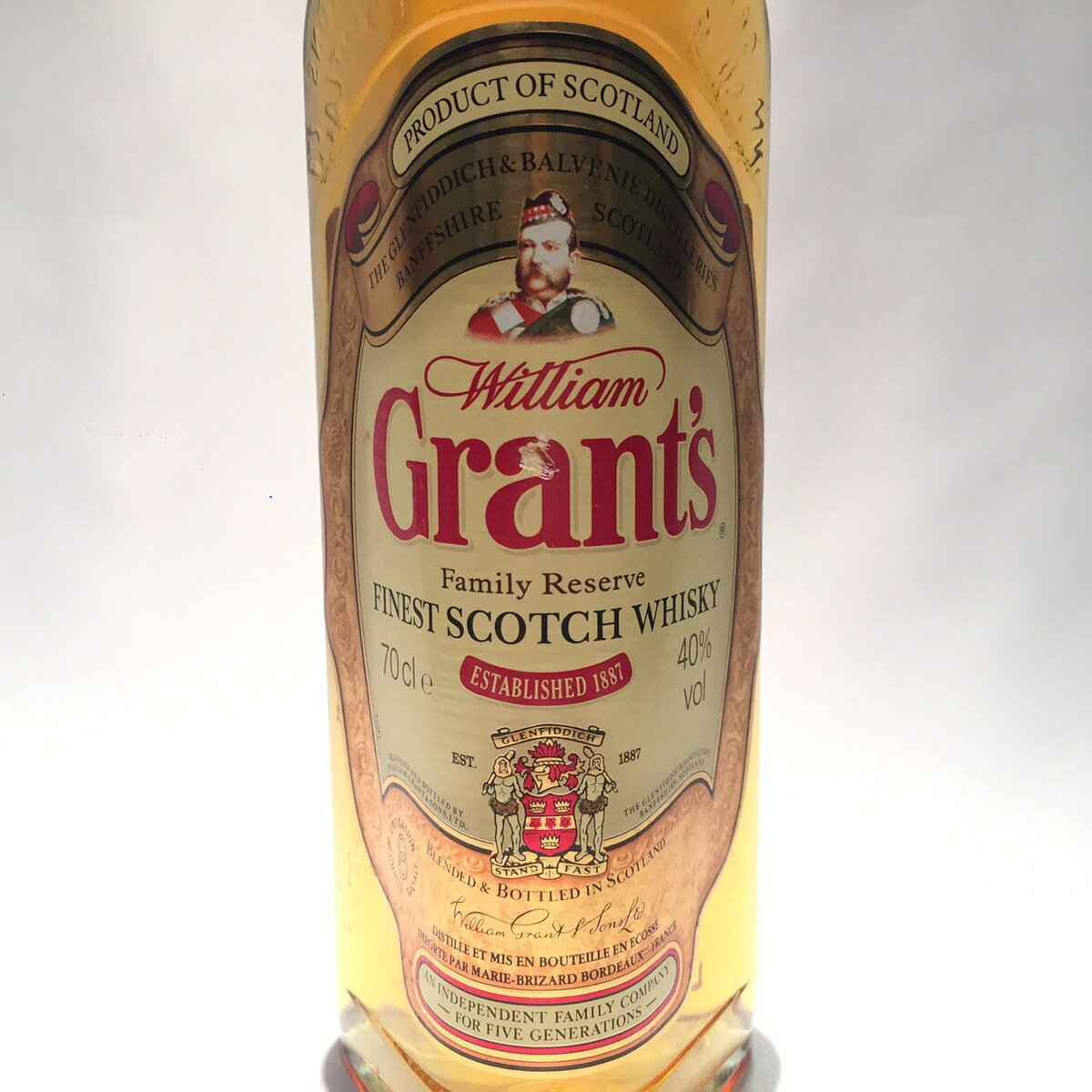 ウィリアムグランツWilliamGrant's40% / 700ml40% vol / 70cle