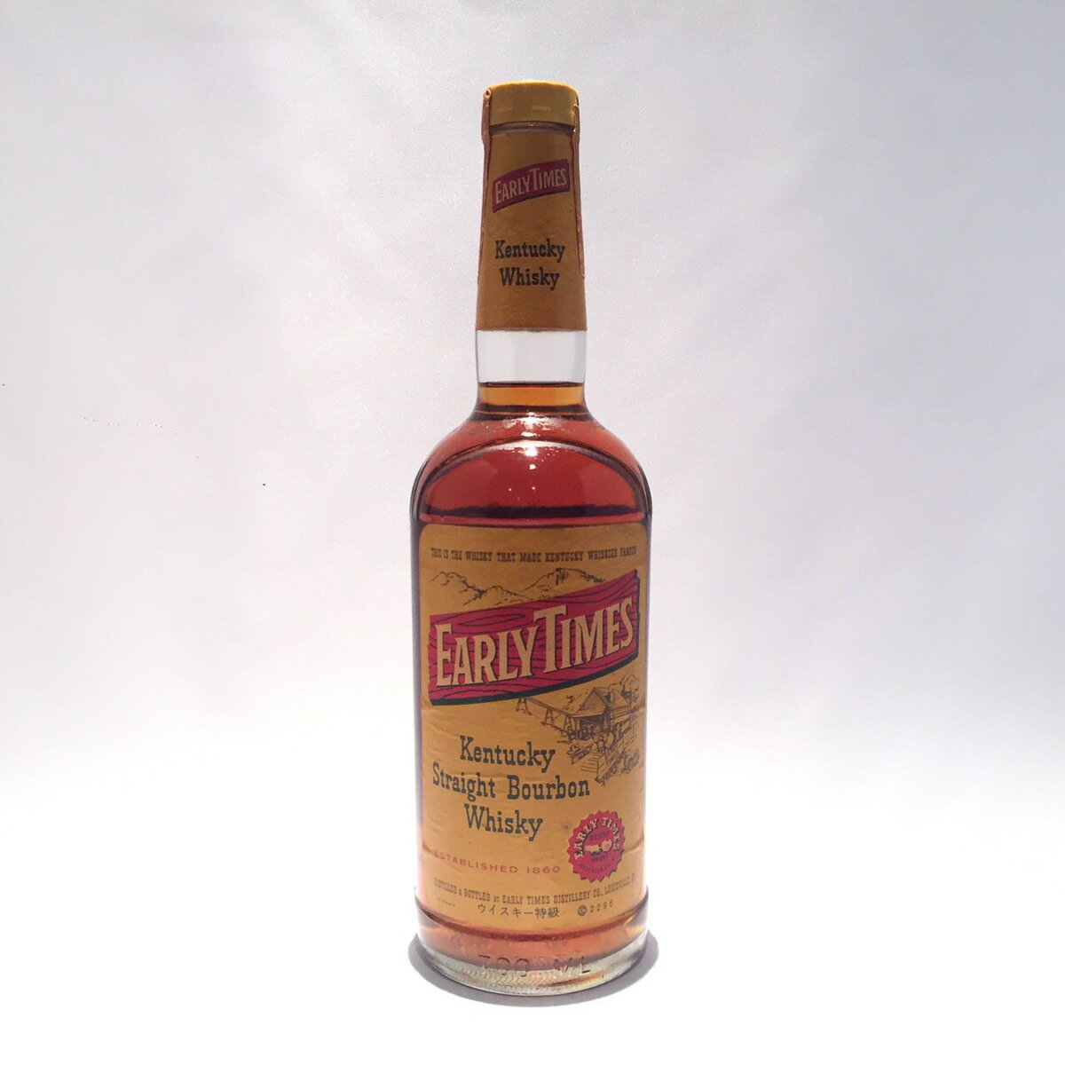 特級アーリータイムズEARLY TIMESTrue Old Style Kentucky Bourbon40% / 700ml80PROOF / 700ml