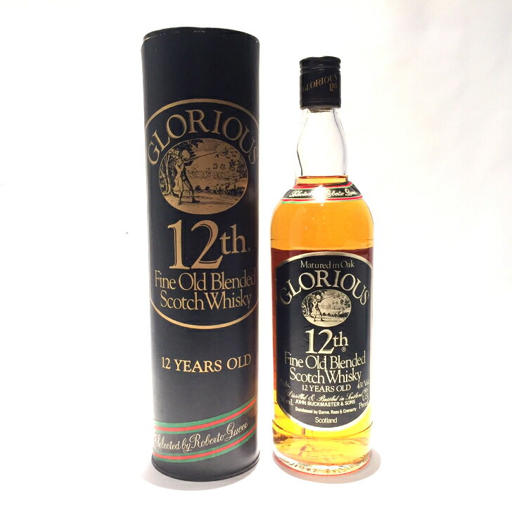 グロリアス 12年GLORIOUS 12YEARS OLD43%Vol. / 75cls.86°U.S.PROOF / 750ml.