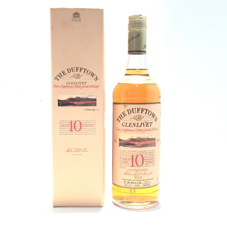 グレンリベットダフタウン 10年GLENLIVETTHE DUFFTOWNAGED 10 YEARS40%vol. / 75cl.