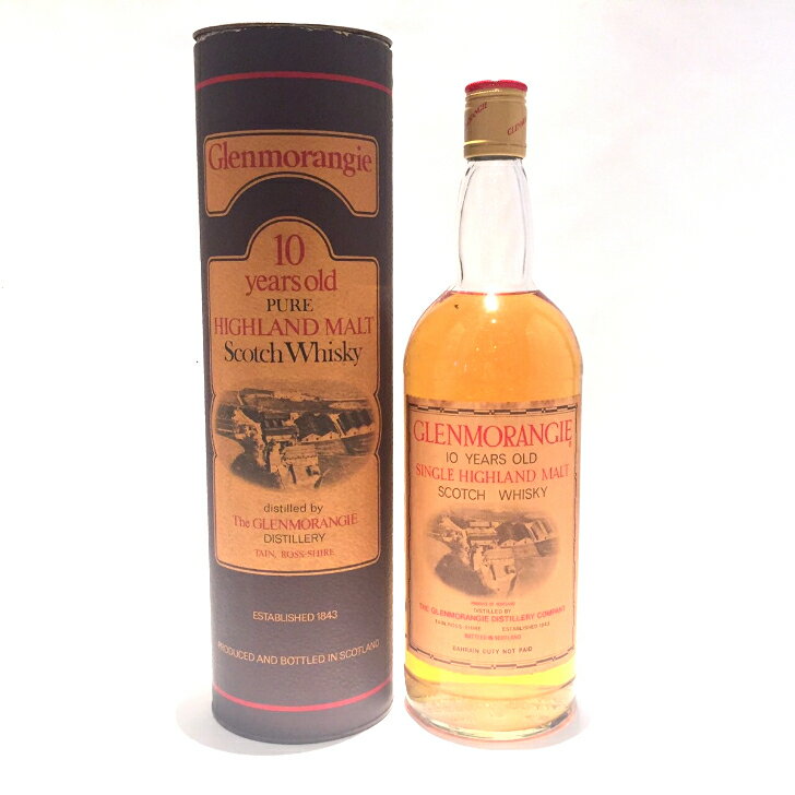 グレンモーレンジ 10年スクリューキャップGLENMORANGIE10 YEARS OLDSCREW CAP1.00 LITRE / 43VOL.1.00 LITRE / 86°U.S.