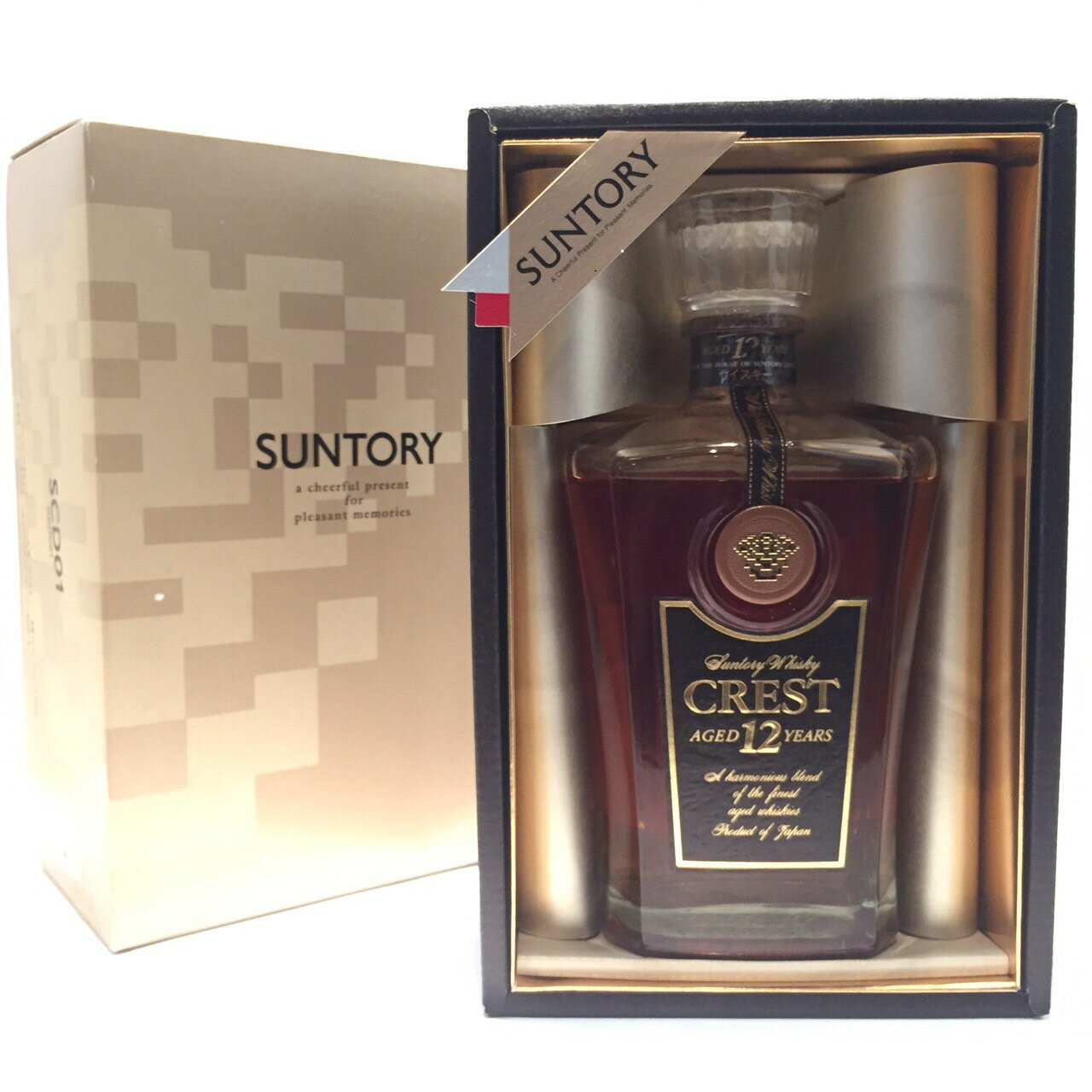 Tg[NXgfL^\12NSUNTORYCRESTAGED 12 YEARS700ml / 43x