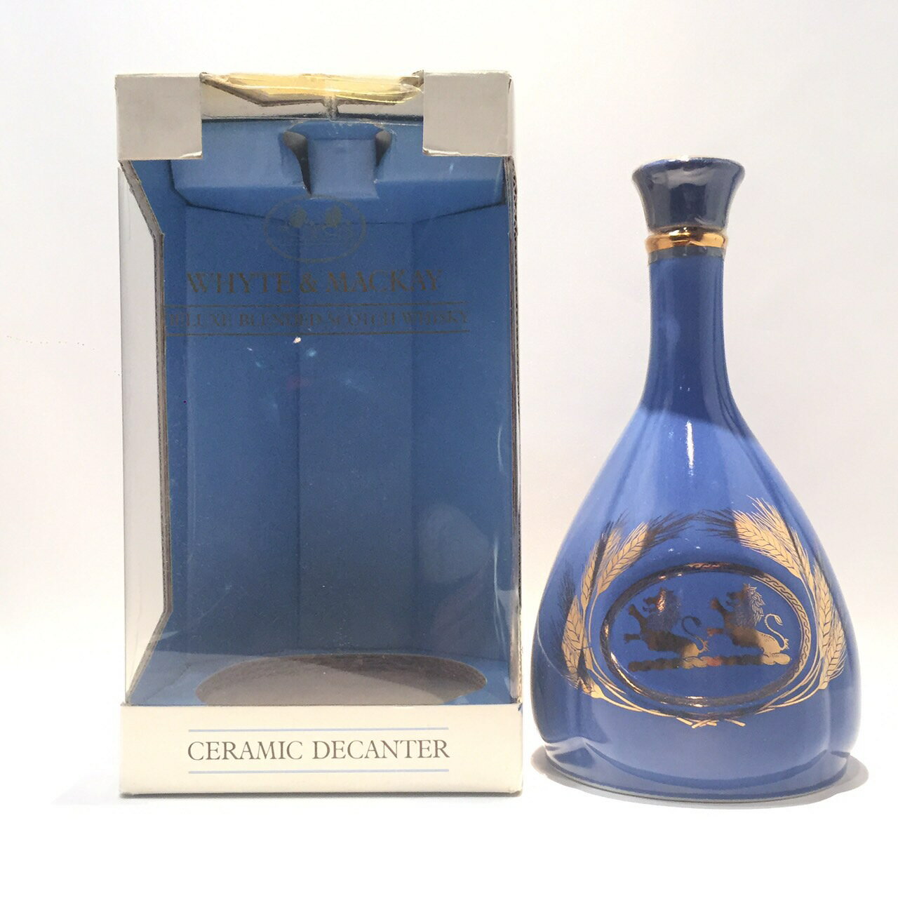 楽天WHISKY SHOPホワイトアンドマッカイデラックス陶器ボトルWHYTE＆MACKAYDELUXEpottery bottleCERAMIC DECANTER43％Vol / 75cl