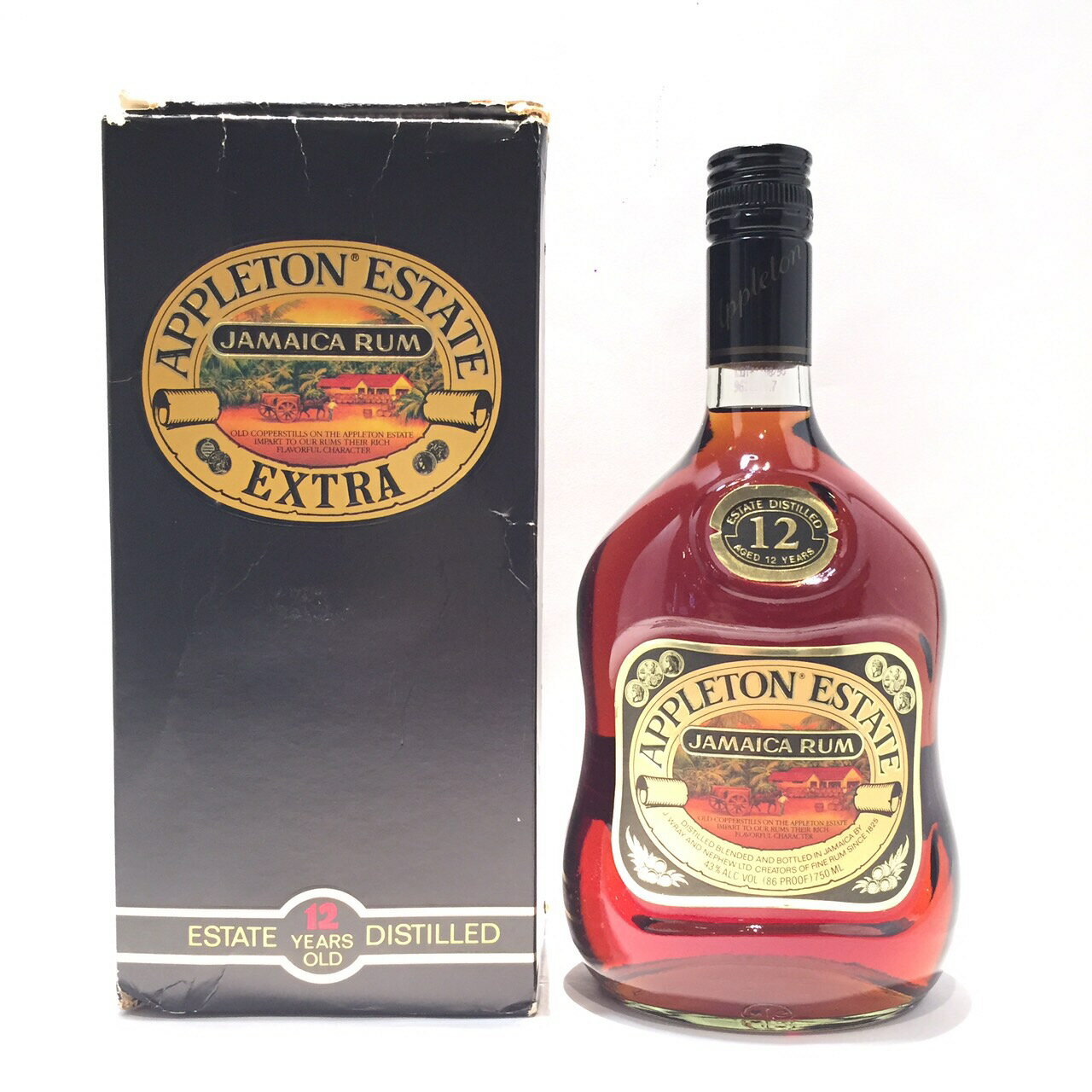 アプルトンエステート12年ジャマイカ ラムAPPLETON ESTATE12 YEARS OLDJAMAICA RUM43%ALC.VOL.（86PROOF）750ML