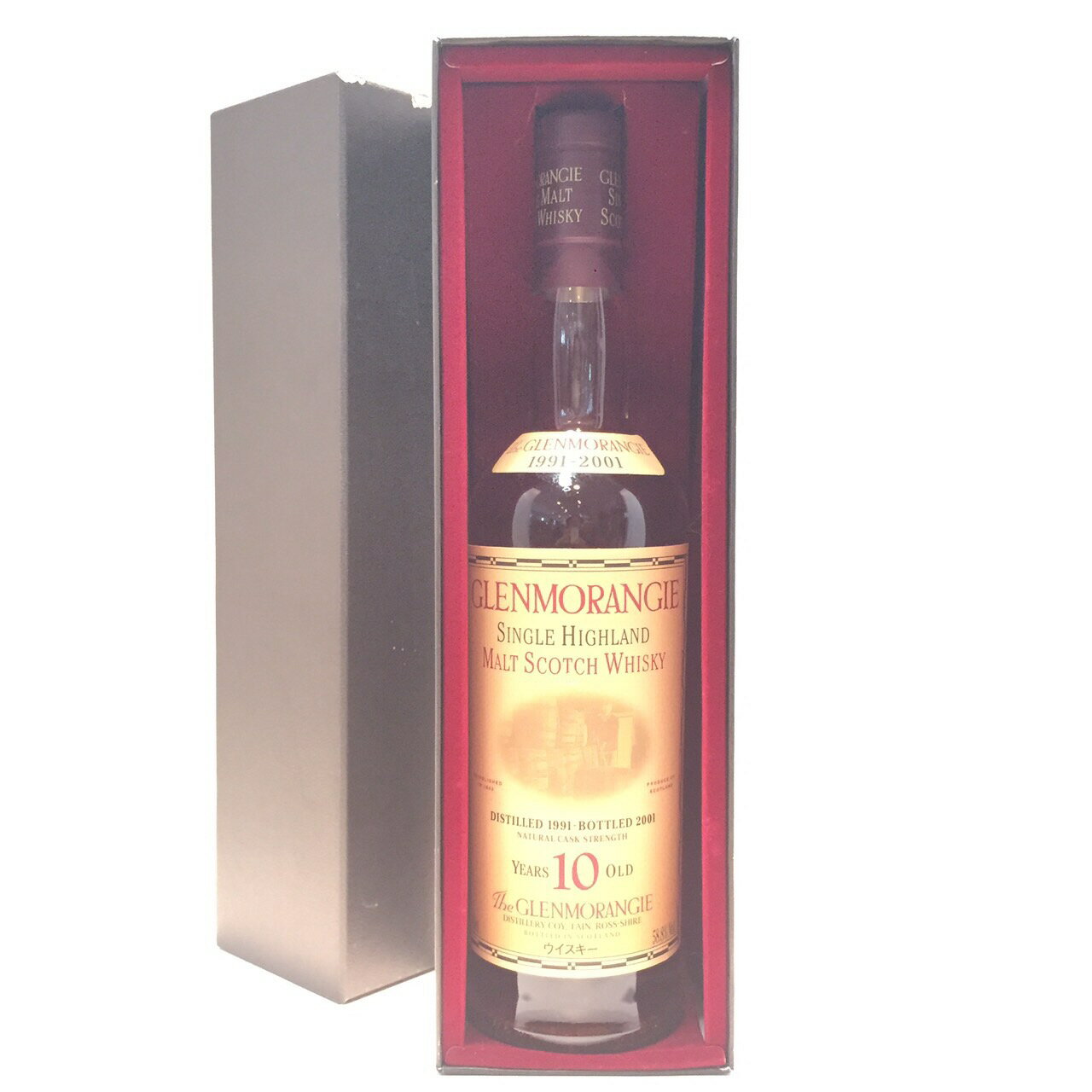 グレンモーレンジ 10年ナチュラル カスクストレングスGLENMORANGIENATURAL CASK STRENGTHYEARS 10 OLD1991 - 200158.8度/700ml