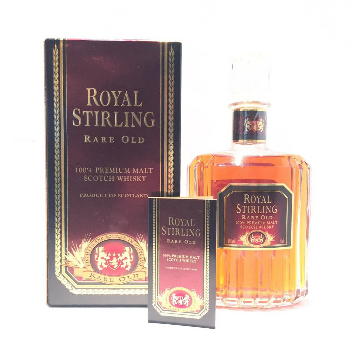 ロイヤルスターリング・レアオールド最高熟成期間 17年ROYAL STIRLING RARE OLDaged in oak casks for up to17 years43%Vol/ 75cl