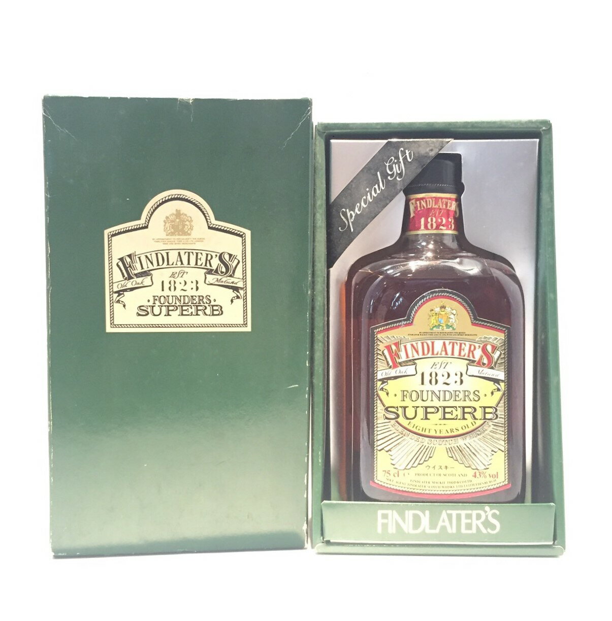 フィンドレイター スーペルブ 8年Findlater'sSUPERBEIGHT YEARS OLD43%vol / 75cl