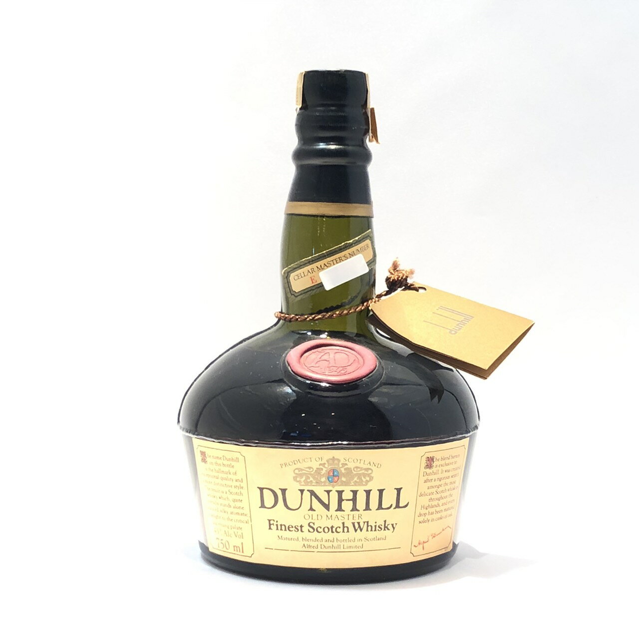 ダンヒル　ウイスキー ダンヒルオールドマスターDUNHILLOLD MASTER43%Alc Vol / 750ml