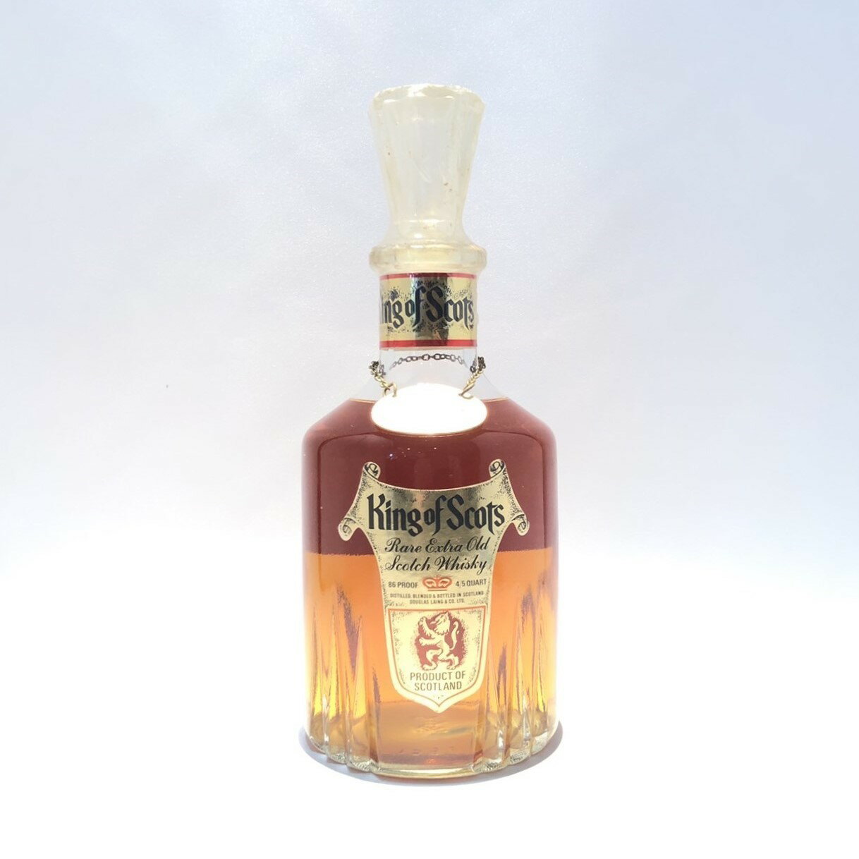 キングオブスコッツレア エクストラ オールド スコッチ ウィスキーKing of ScotsRare Extra Old Scotch Whisky86 PROOF ／ 4/5 QUART