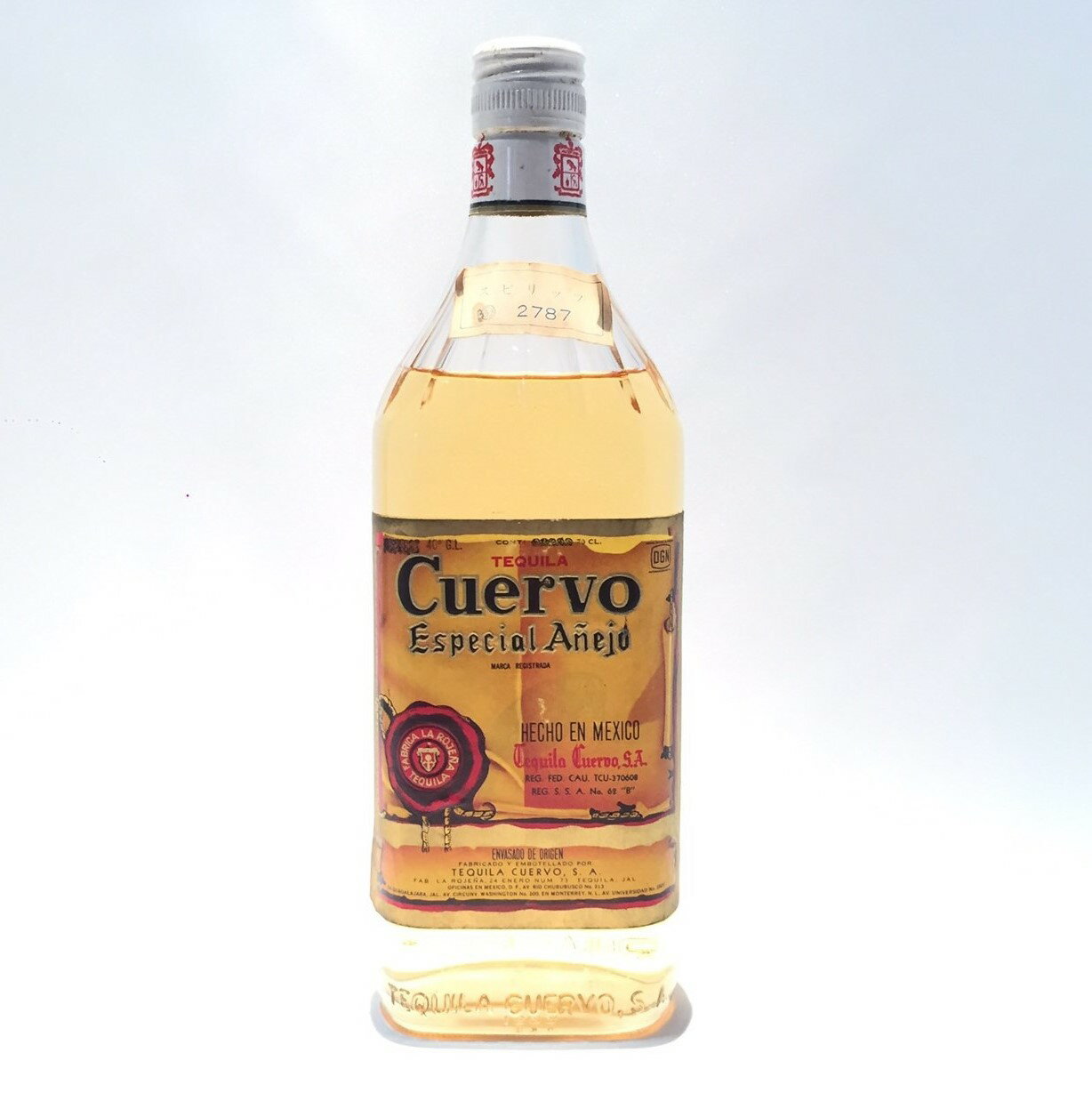eL[ NG{GXyV AlzTEQUILA CUERVOESPECIAL ANEJO700ml^40x