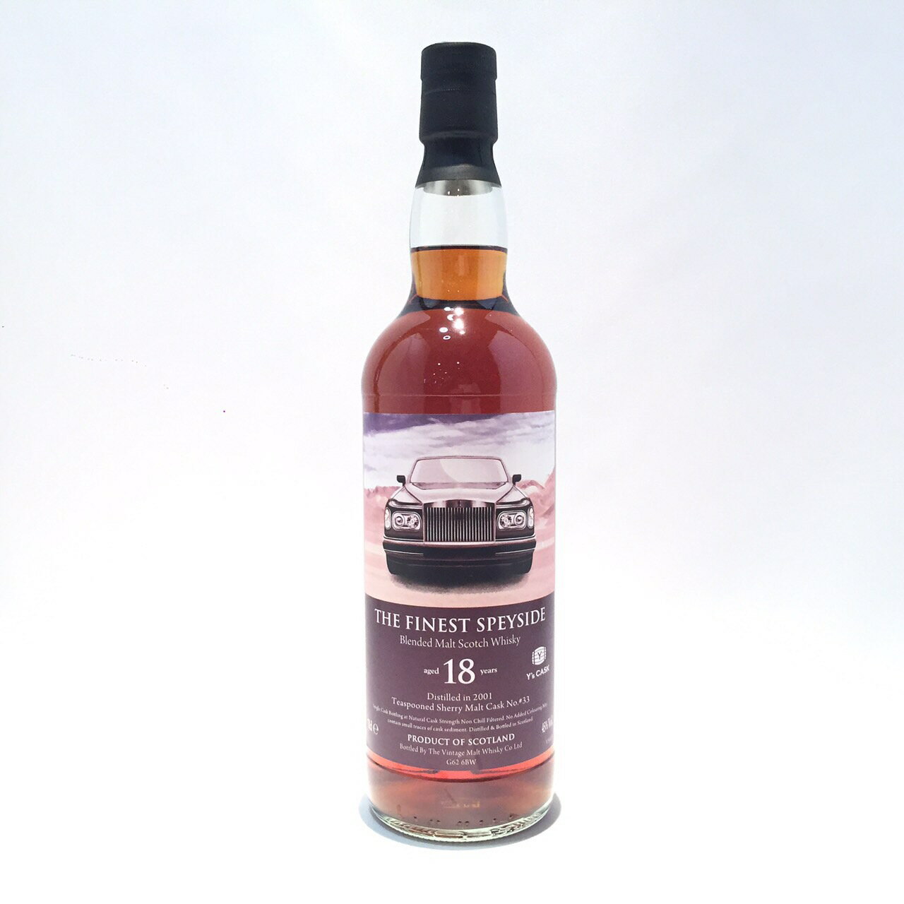 U t@ClXg XyCTCh18NY'sJXNeB[Xv[ VF[g JXNNo.33THE FINEST SPEYSIDEaged 18 years Y's CASKTeaspooned Sherry Malt Cask No.3370cl / 45%Vol.