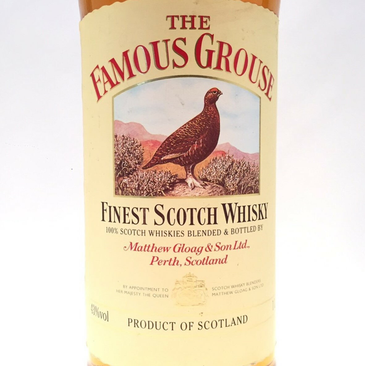 フェイマス グラウスフィネスト スコッチウィスキーNo.869827THE FAMOUS GROUSEFINEST SCOTCH WHISKY43％vol / 1L