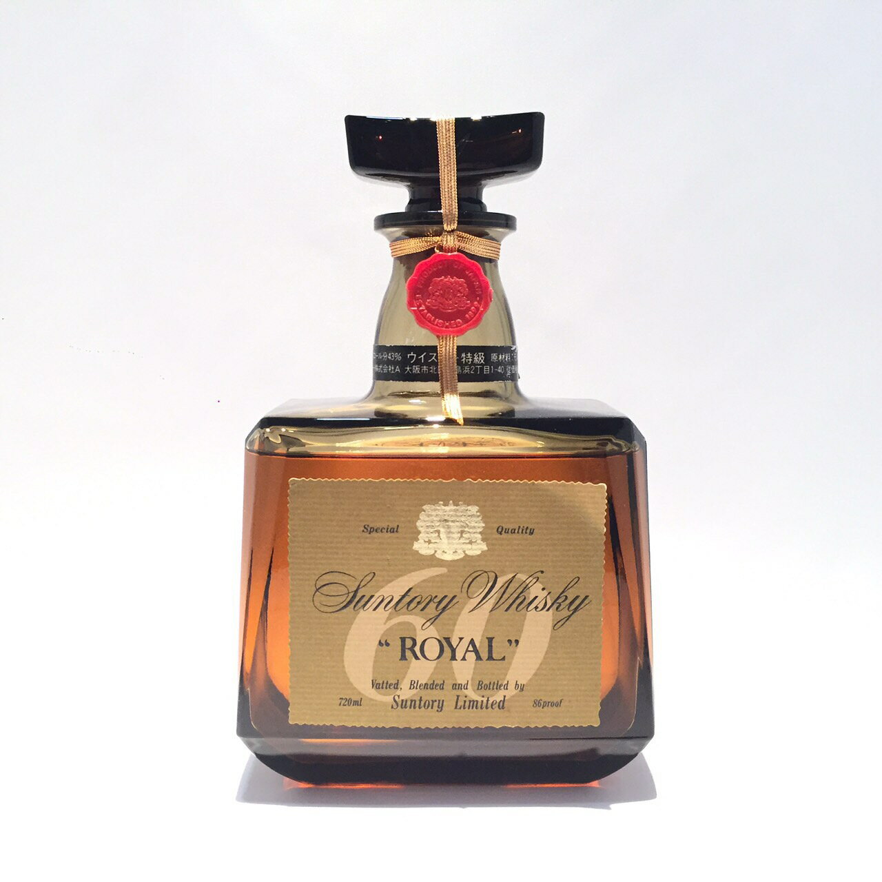 特級 サントリーローヤル 60SUNTORYROYAL 6086proof / 720ml