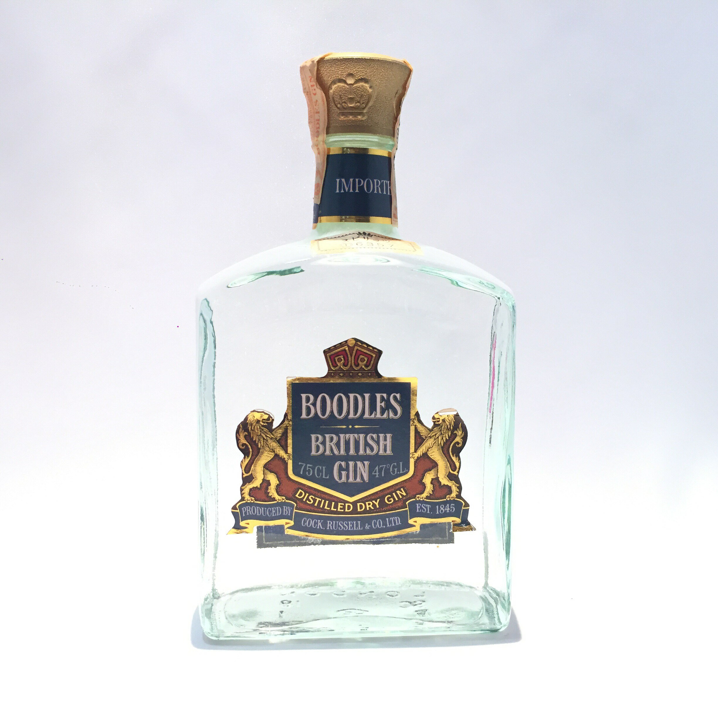 特級 ブードルスブリティッシュ ジンBOODLESBRITISH GIN47°G.L. / 75CL