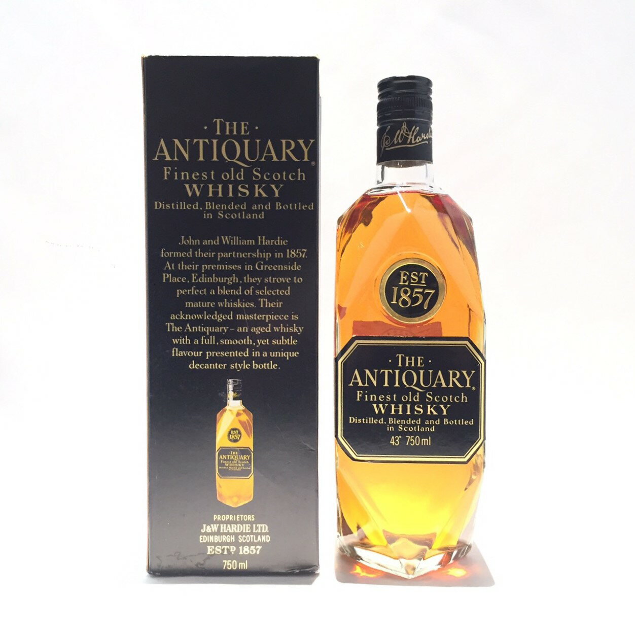 【進口年度1985年】アンティクァリーTHE ANTIQUARYFinest old Scotch WHISKY43°／750ml 1