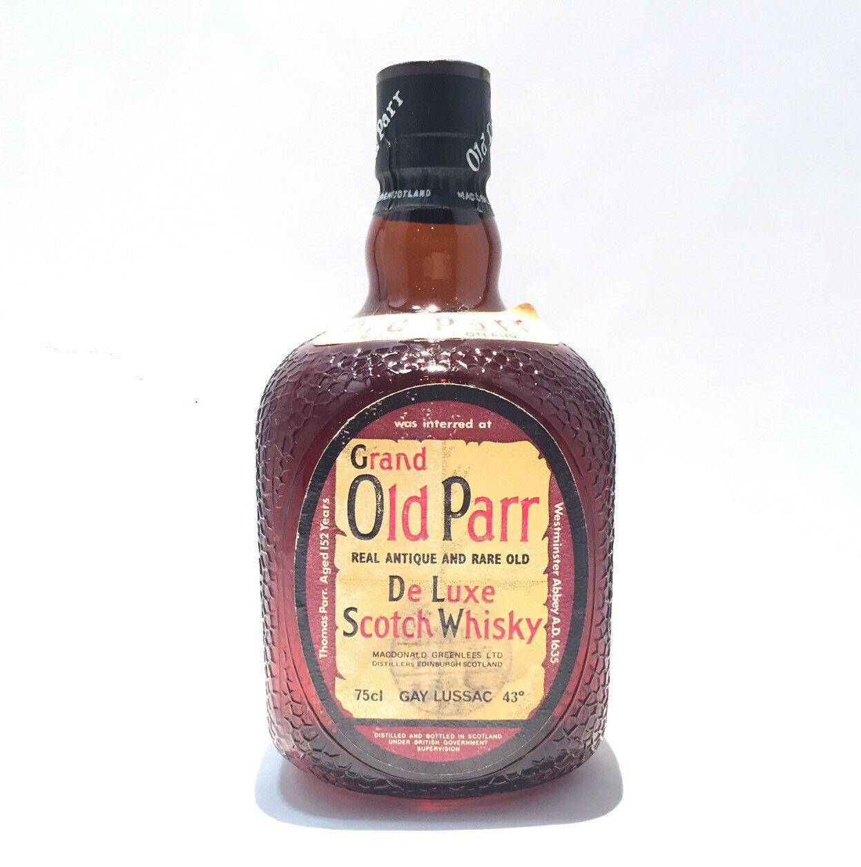 オールドパー　ウイスキー グランド オールドパー デラックスGrand Old Parr　De Luxe75cl ／ 43°