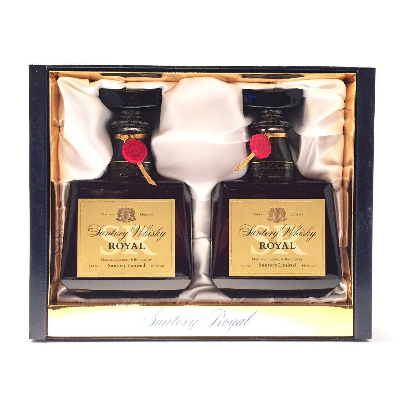 サントリーローヤル SR 2本セットギフトボックスSUNTORYROYAL SR SETGIFT BOX86PROOF / 720ML