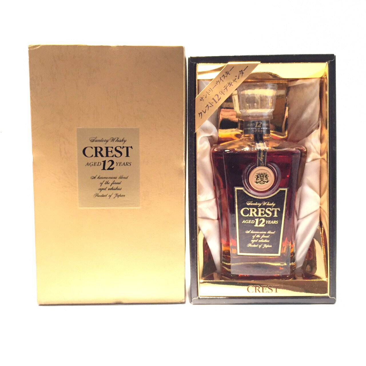 サントリークレスト 12年デキャンタボトルSUNTORYCRESTAGED 12 YEARDecanter Bottle43% / 700ml