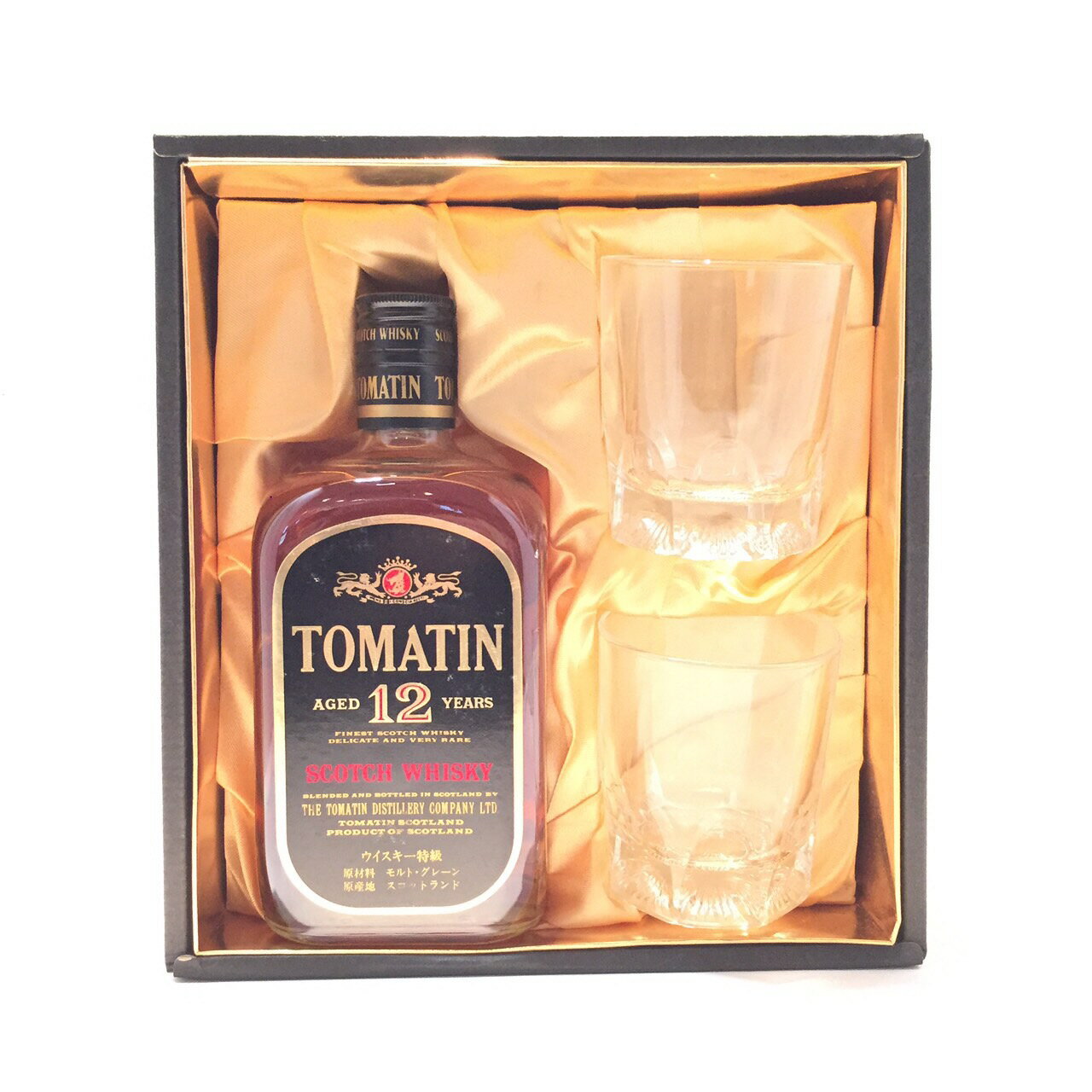 TOMATIN 特級トマーティン 12年ギフトセット ロックグラス 付属TOMATINAGED 12 YEARSwith Rocks Glass43% / 