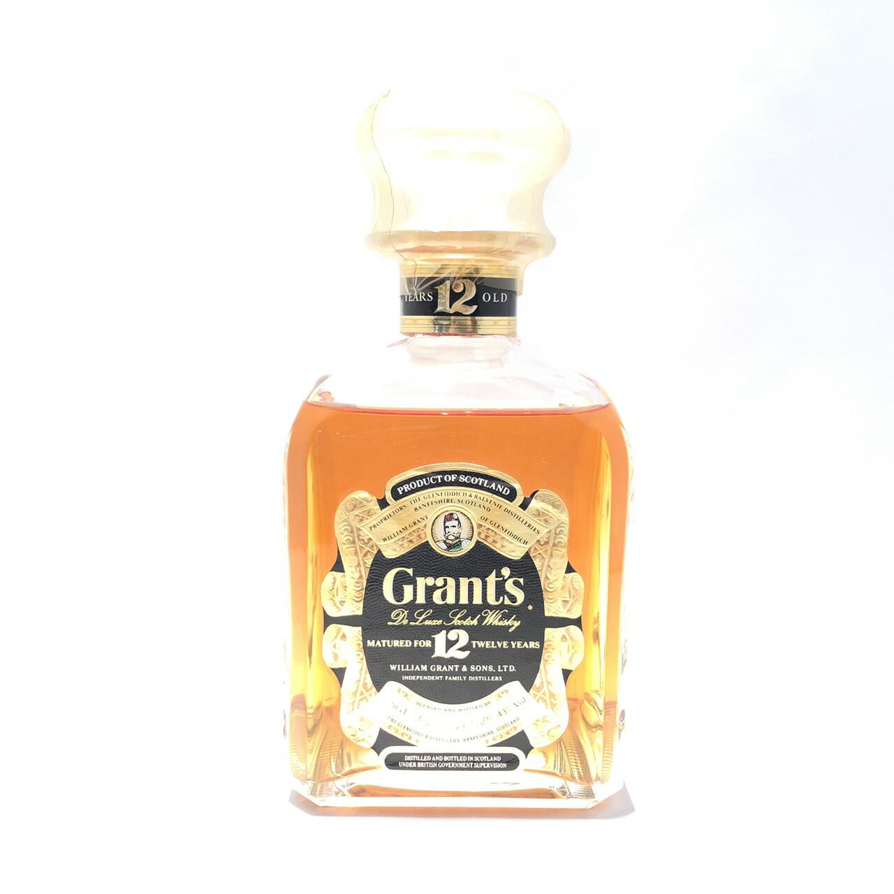 グランツ 12年デキャンタボトルGrant’sMATURED FOR 12 YEARSDecanter Bottle43% Vol. / 70cl